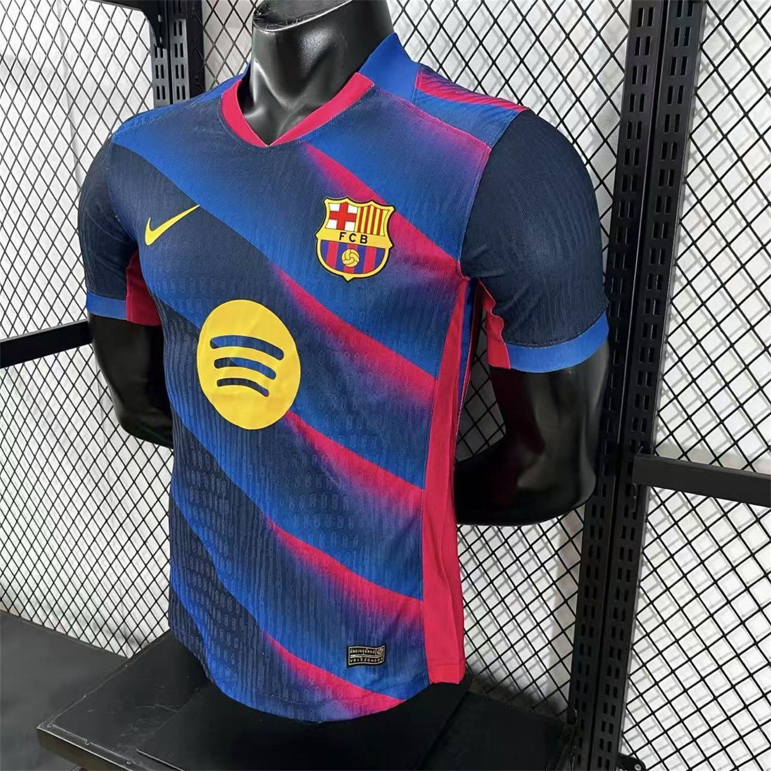 AlphaJersey-Barcelona 25-26 Red And Blue Twill Special Jersey - Player Version