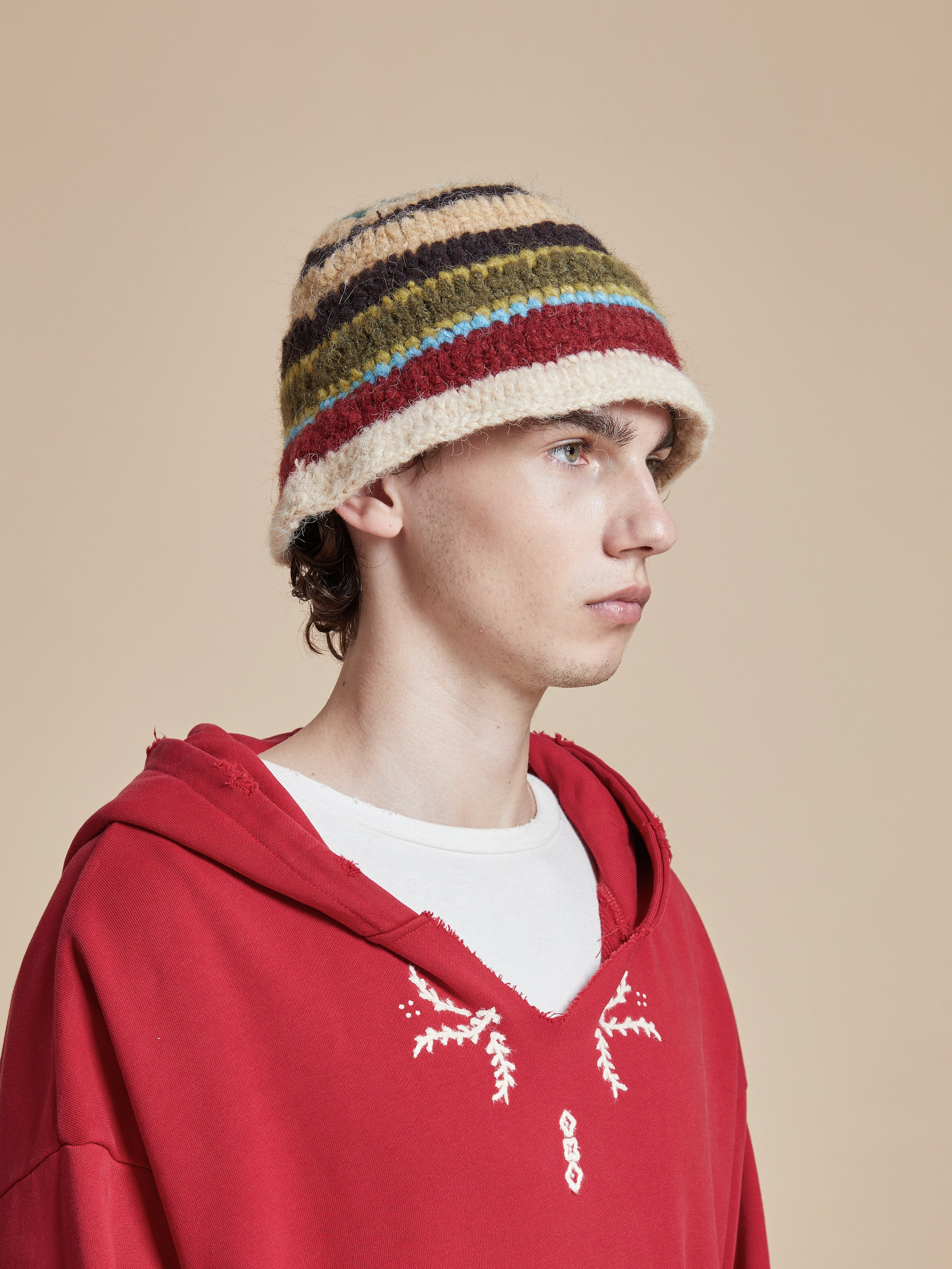 Stripe Knit Beanie | Modern Menswear by yycbvcnbmmnbm