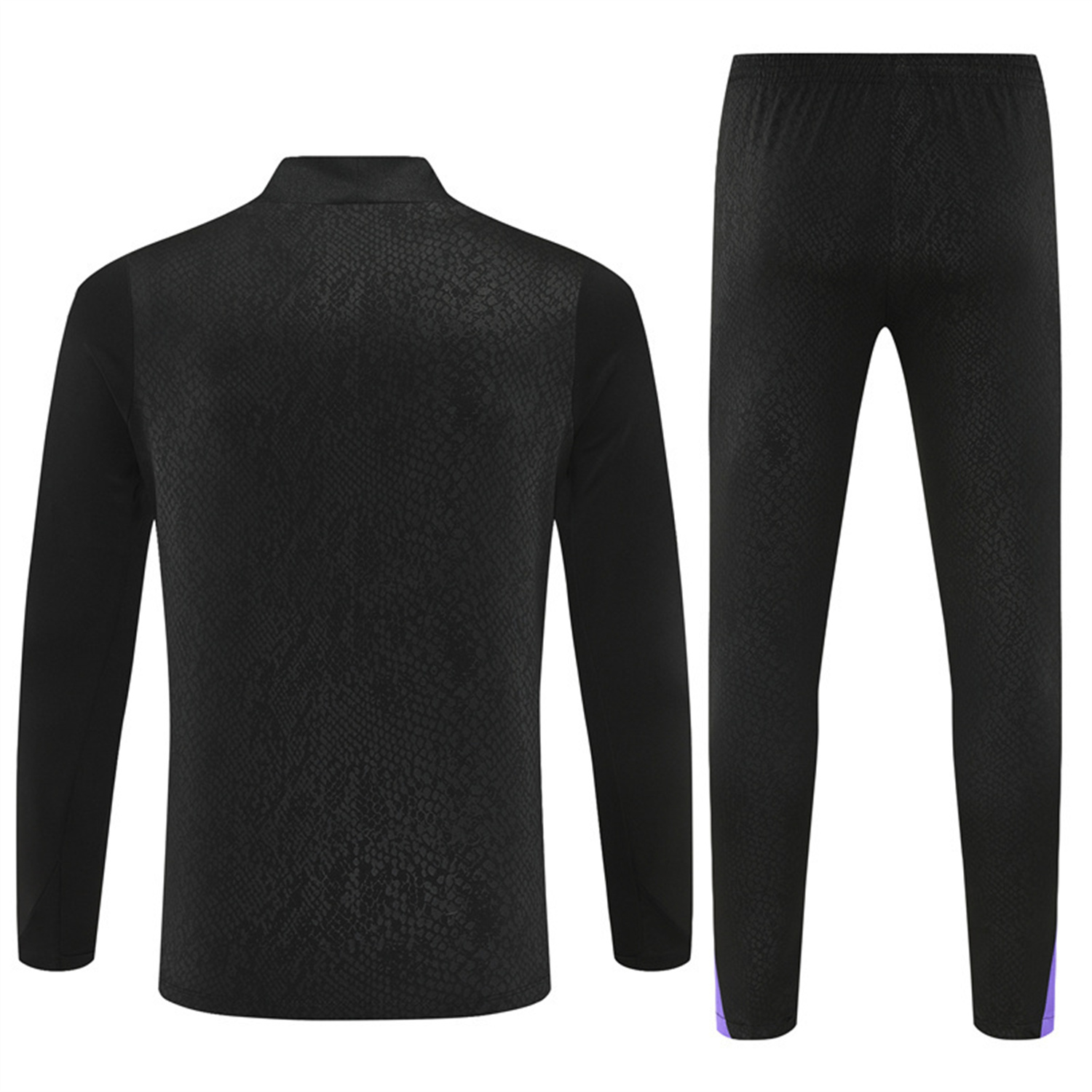 AlphaJersey-Barcelona 25-26 X KB Long Sleeve Training Set - Black Top & Black Pants