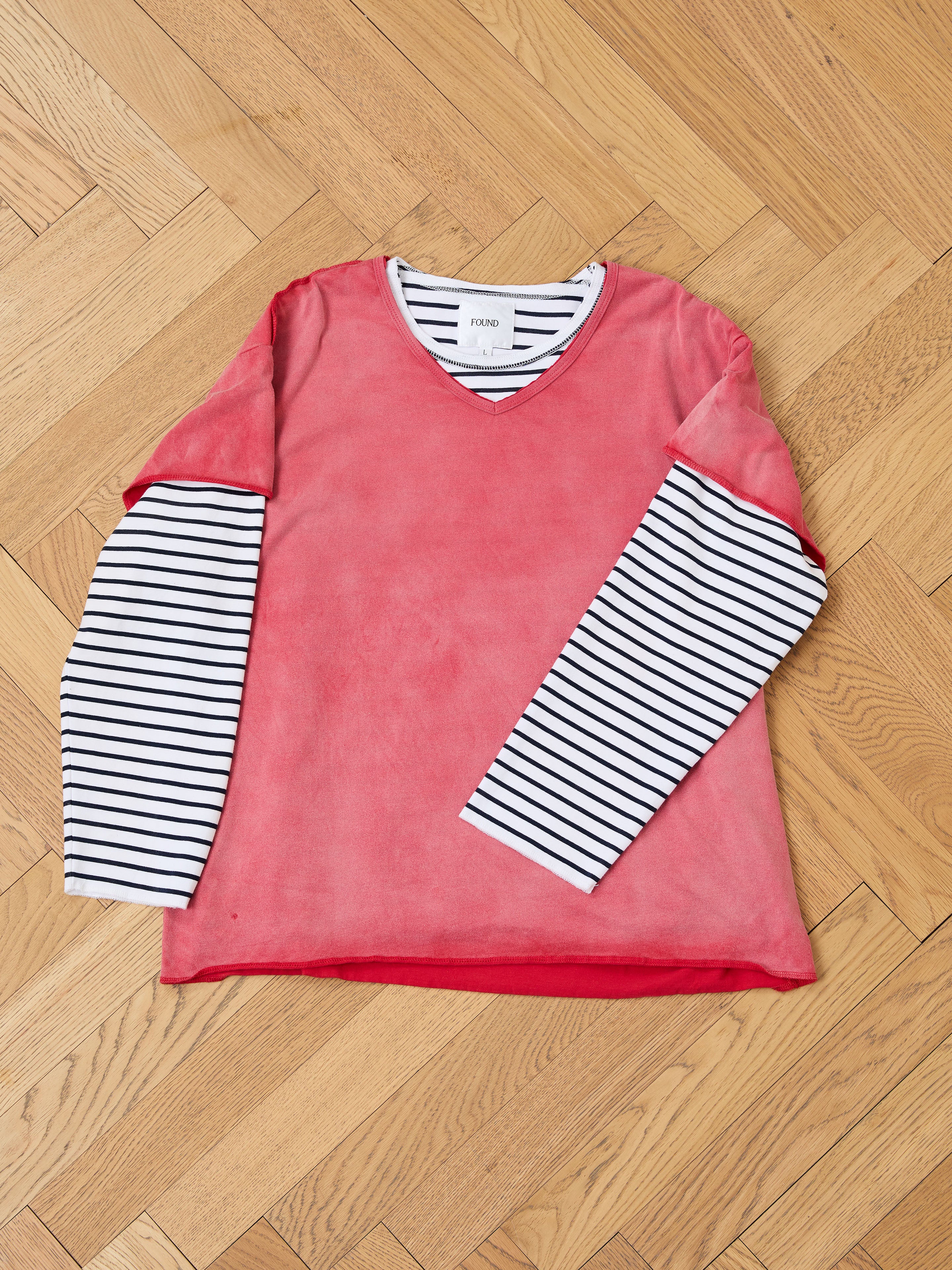 Double Layer LS Tee | Modern Menswear by yycbvcnbmmnbm