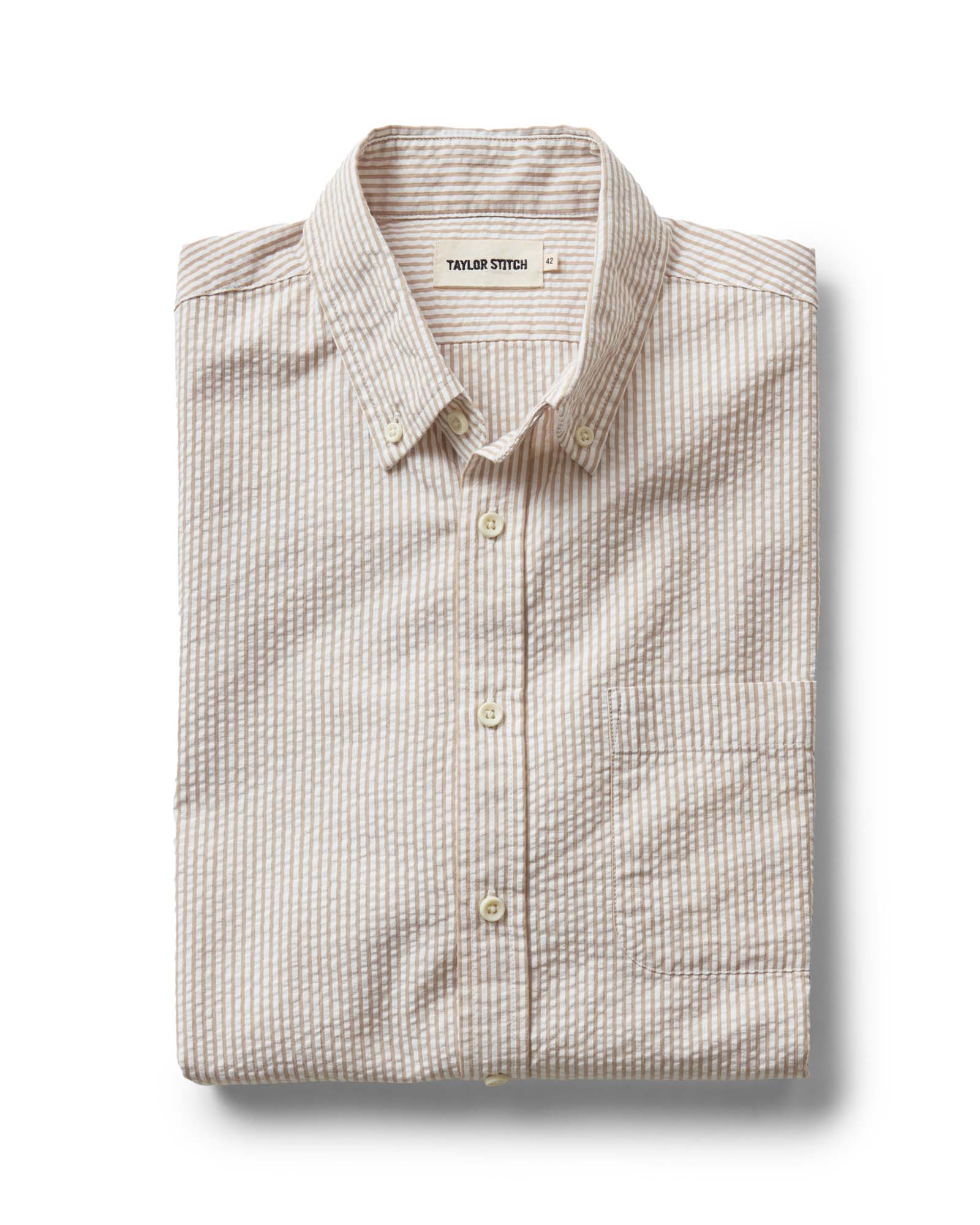 The Jack in Sand Stripe Seersucker | Modern Menswear by yycbvcnbmmnbm