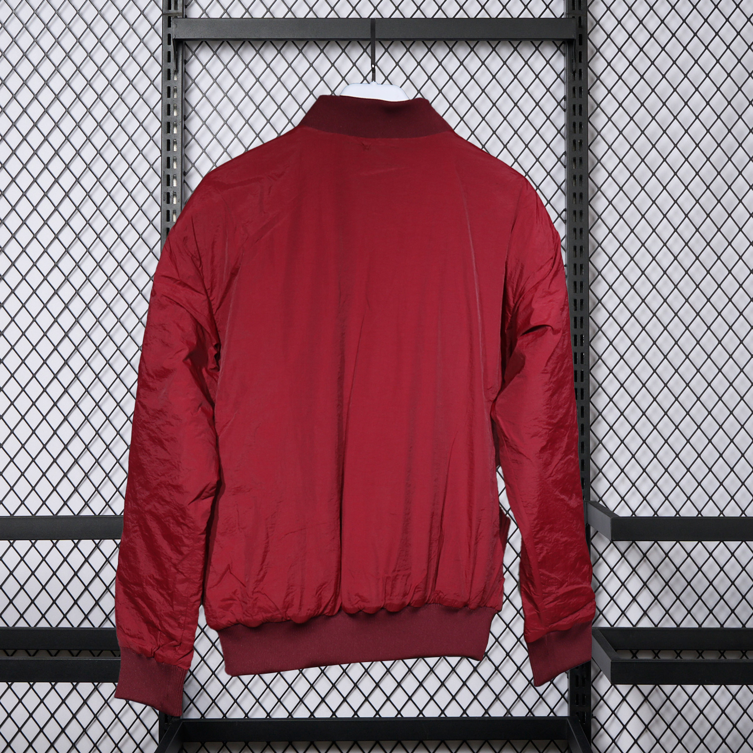 AlphaJersey-Arsenal 25-26 Double Sided Reversible Windbreaker - Black & Red