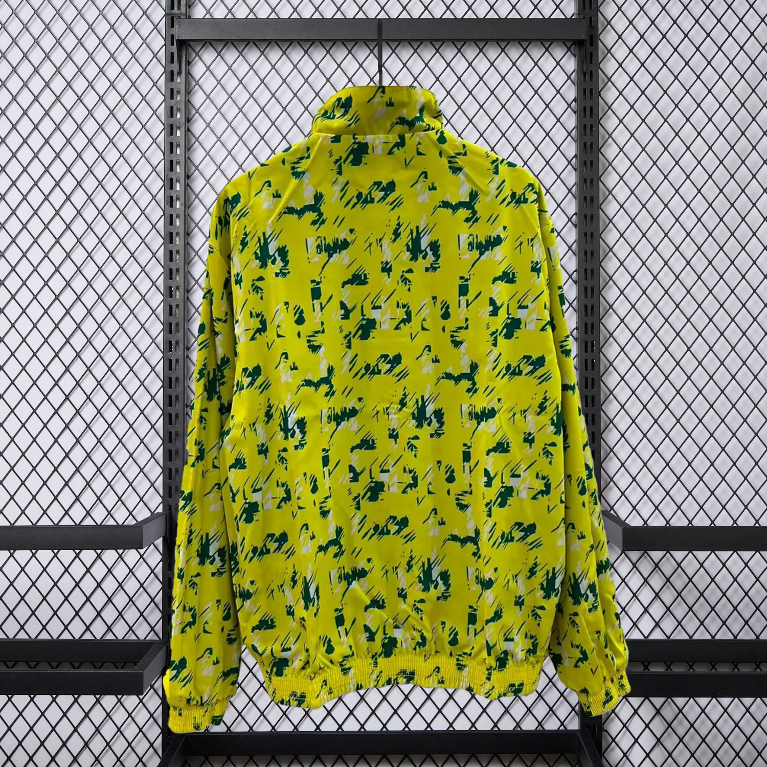 AlphaJersey-Real Betis 25-26 Double Sided Reversible Windbreaker - Green & Yellow