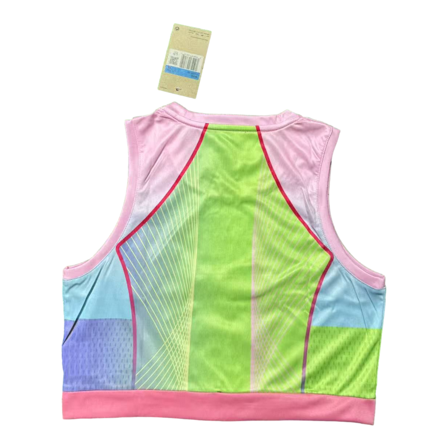AlphaJersey-Women's Barcelona 25-26 Green Pink Yoga Vest