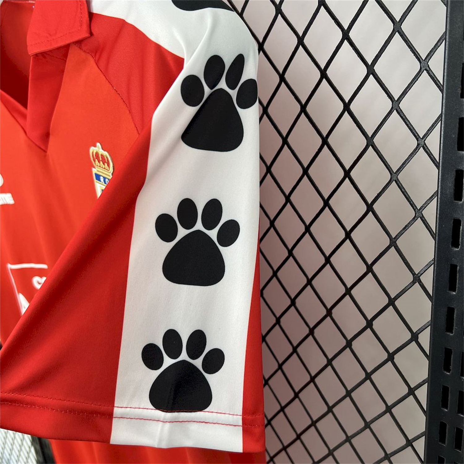 AlphaJersey-Retro Real Oviedo Vetusta 1990-91 Away Red Jersey