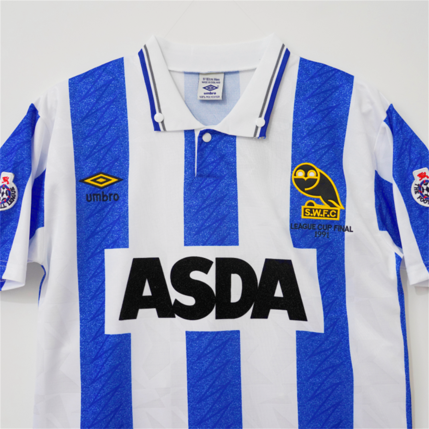 AlphaJersey-Retro Sheffield Wednesday 1989-93 Home Jersey
