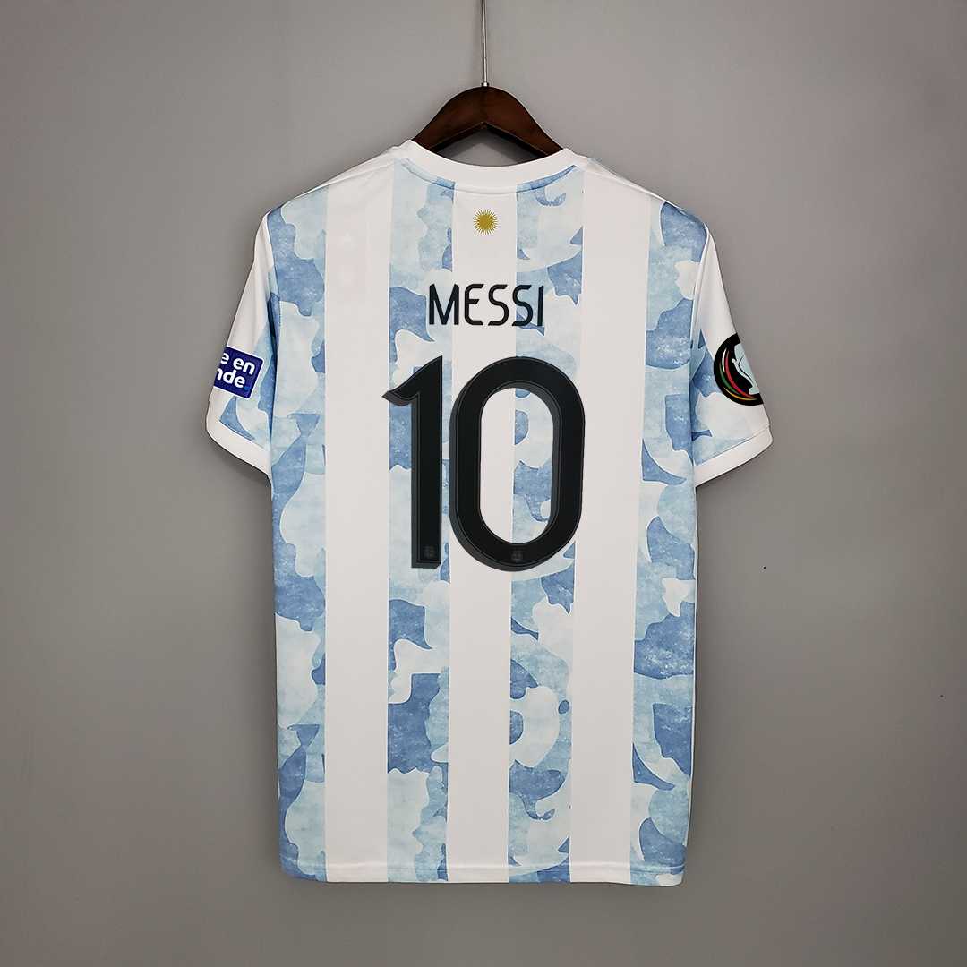 AlphaJersey-Retro Argentina 2021 Home Stadium Jersey