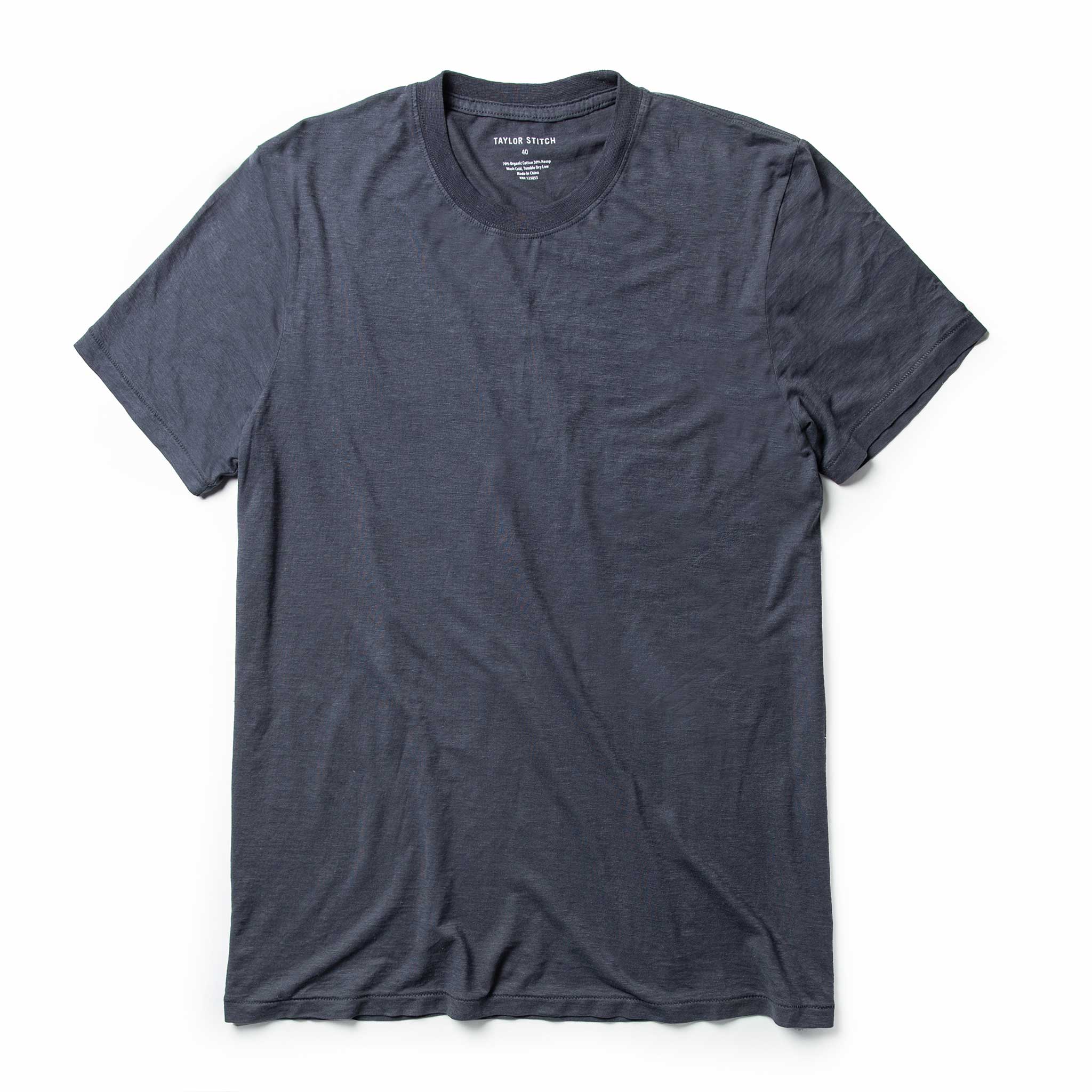 The Cotton Hemp Tee in Navy | Modern Menswear by yycbvcnbmmnbm