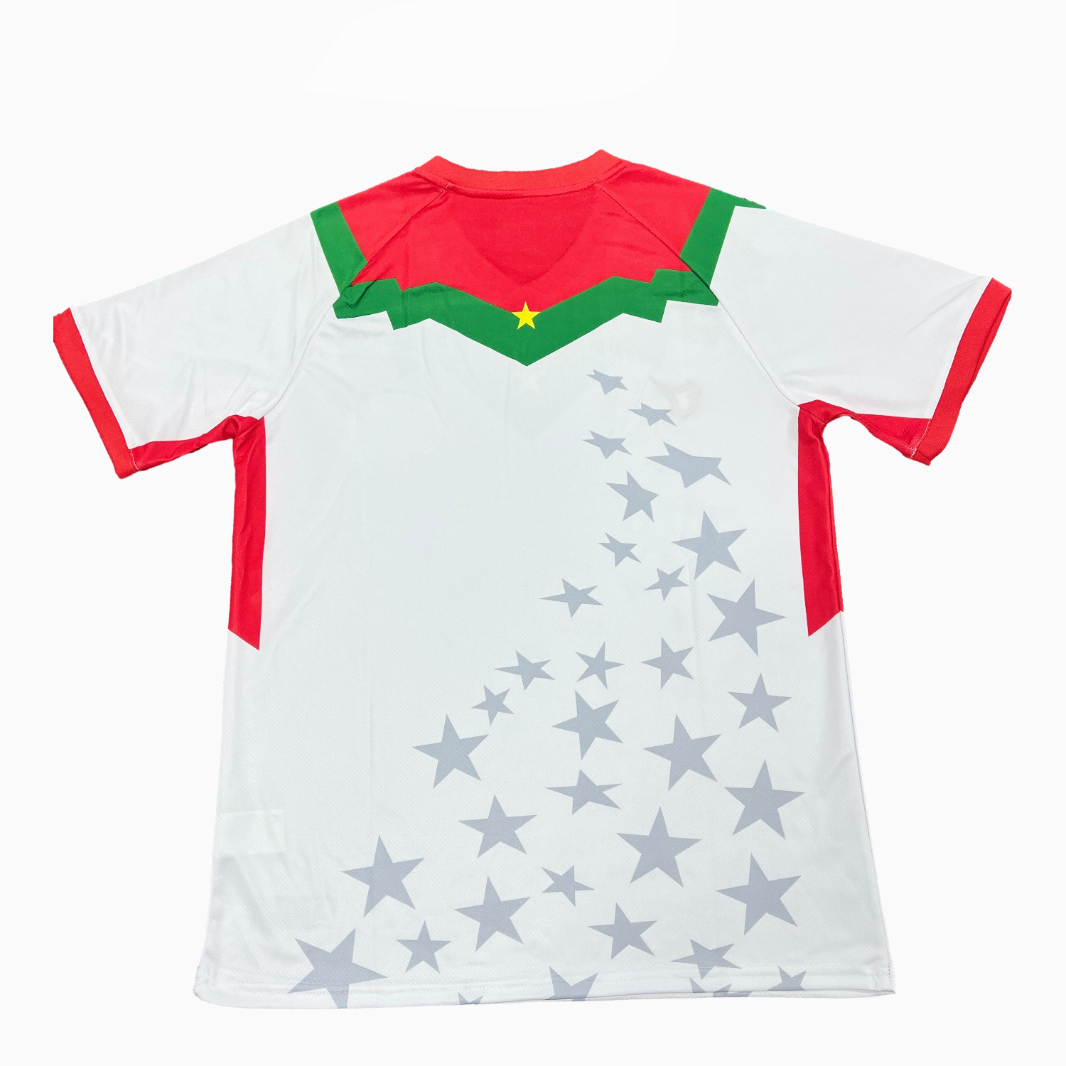 AlphaJersey-Burkina Faso 2026 Away Stars White Special Jersey - Fans Version
