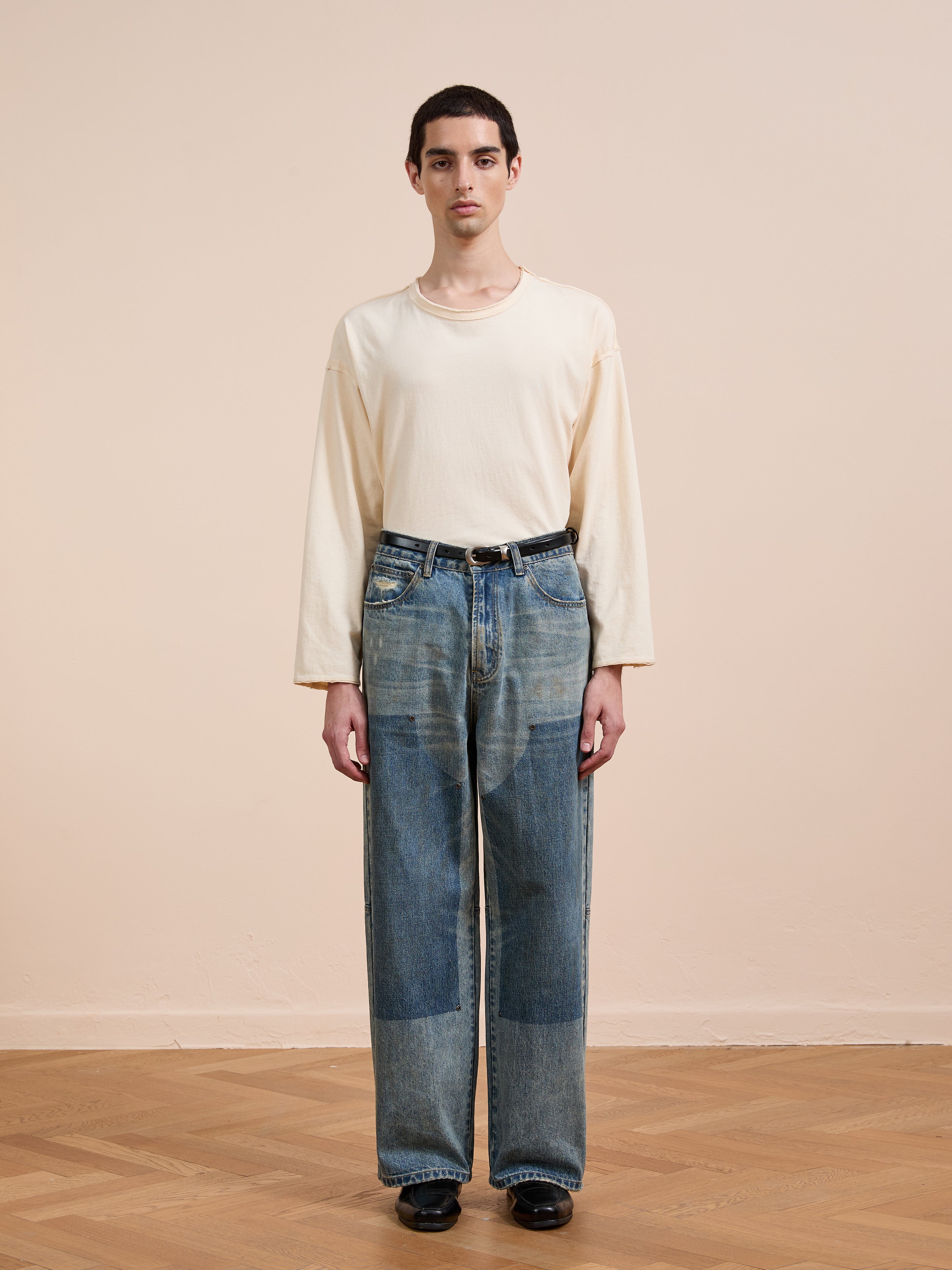 Double Knee Carpenter Jeans | Modern Menswear by yycbvcnbmmnbm