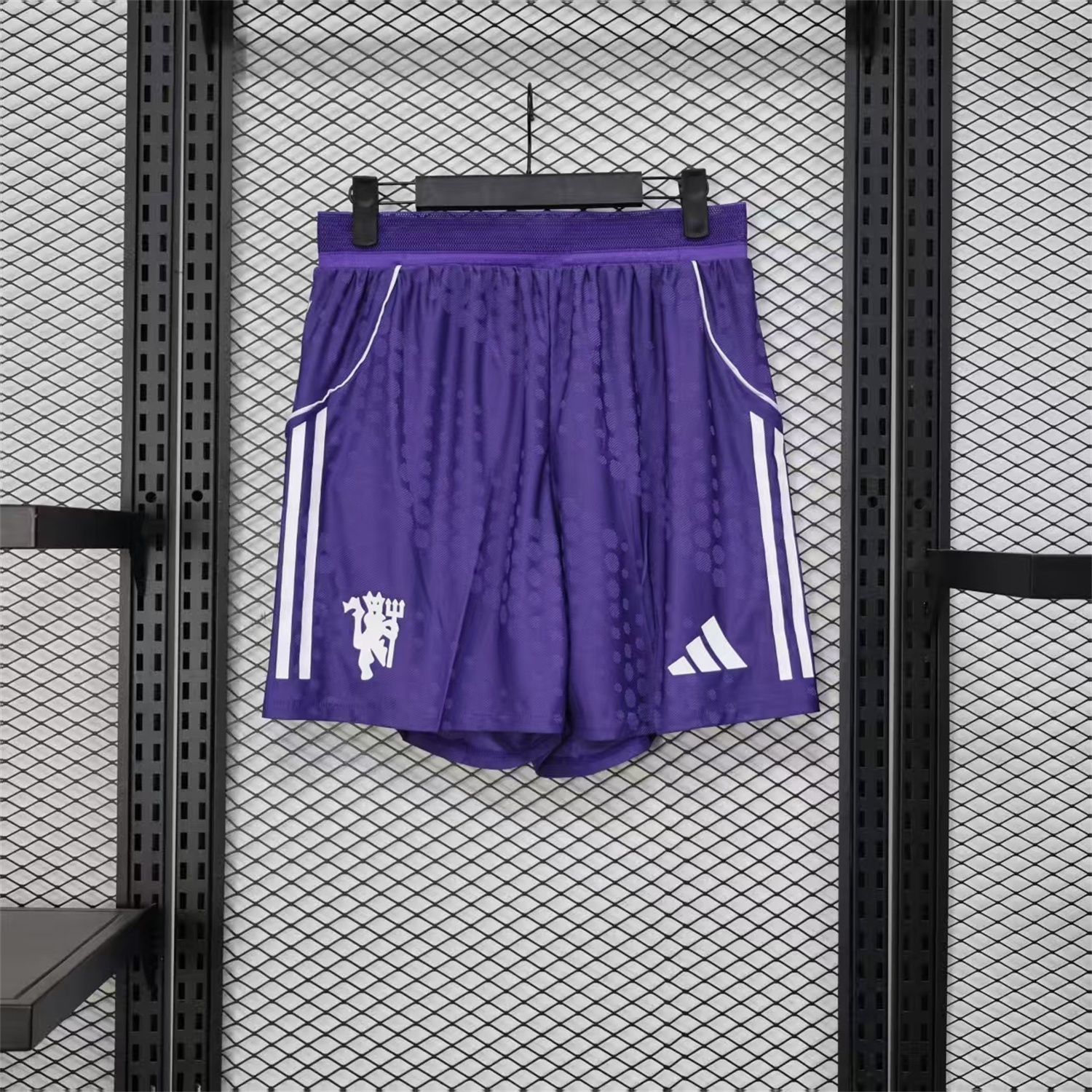 AlphaJersey-Manchester United 25-26 Away Purple Shorts - Player Version