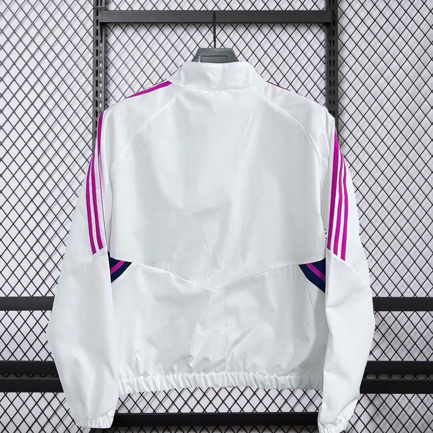AlphaJersey-Arsenal 25-26 Windbreaker Jacket - White And Purple