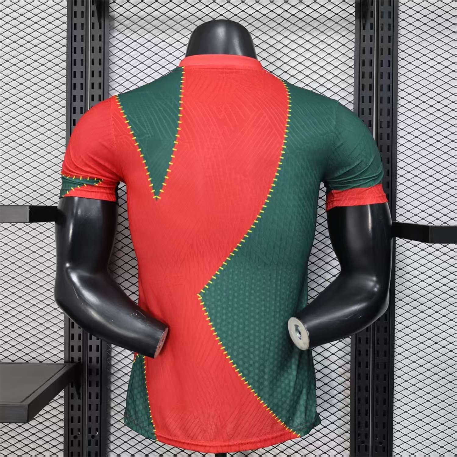 AlphaJersey-Marseille 25-26 Dark Green And Red Jersey -Player Version