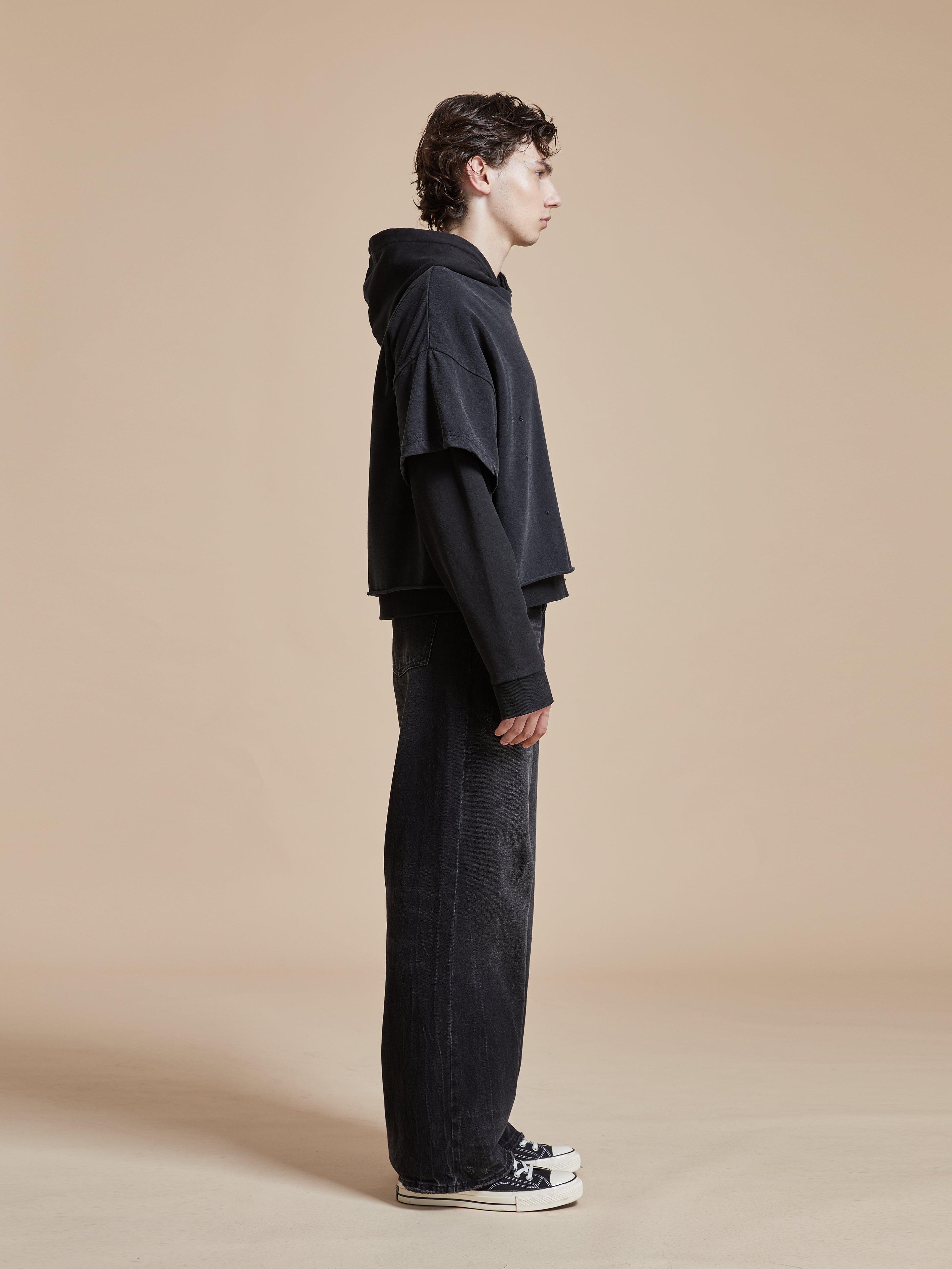 Double Layer Hoodie | Modern Menswear by yycbvcnbmmnbm