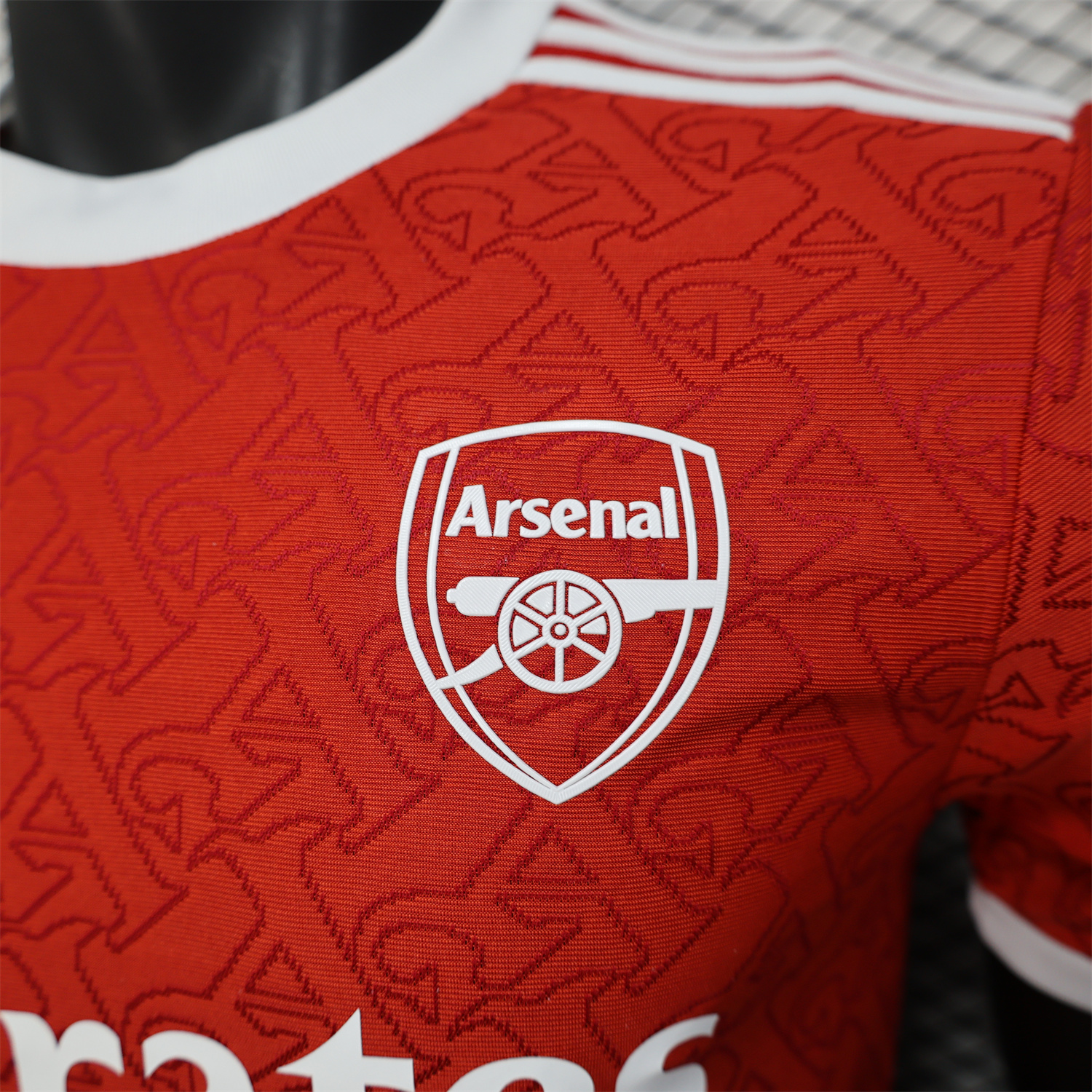 AlphaJersey-Arsenal 25-26 Red Trefoil Sponsored Secial Edition Jersey - Player Version