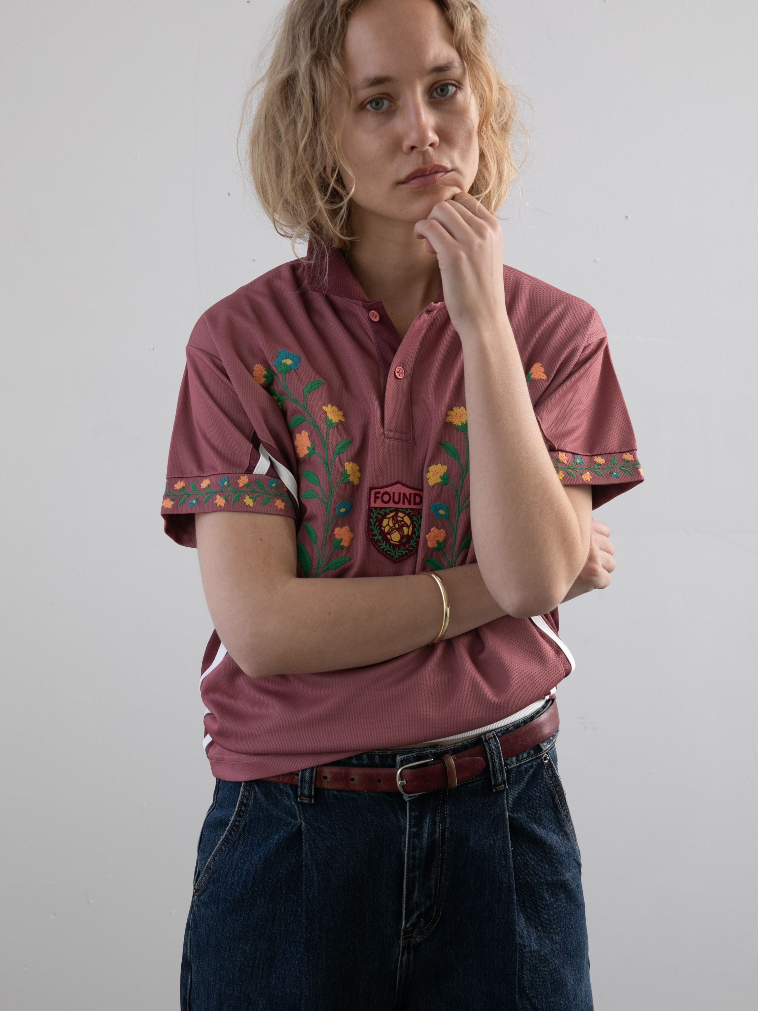 Floral Polo Jersey | Modern Menswear by yycbvcnbmmnbm