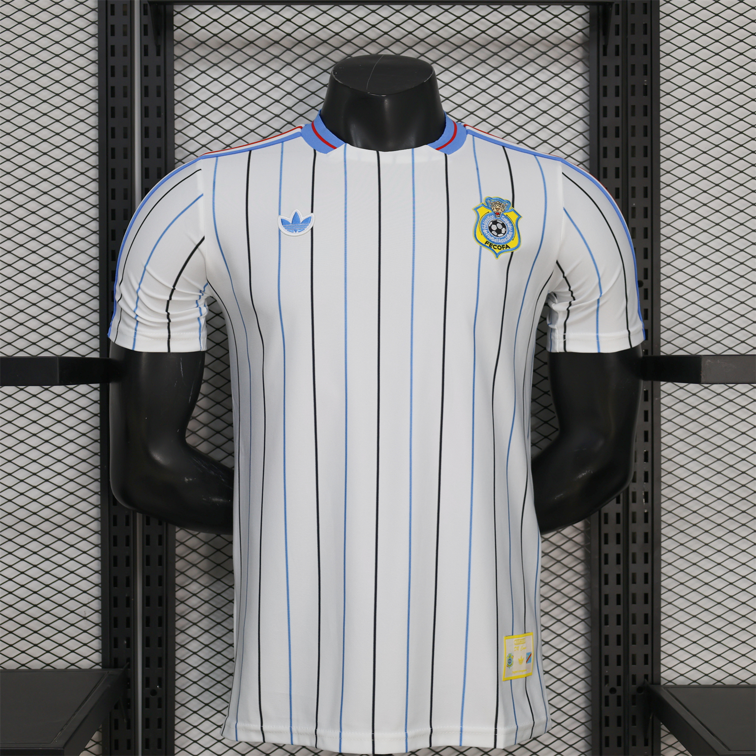 AlphaJersey-Congo 2026 Terrace Icon Retro Casual Style White Jersey - Player Version