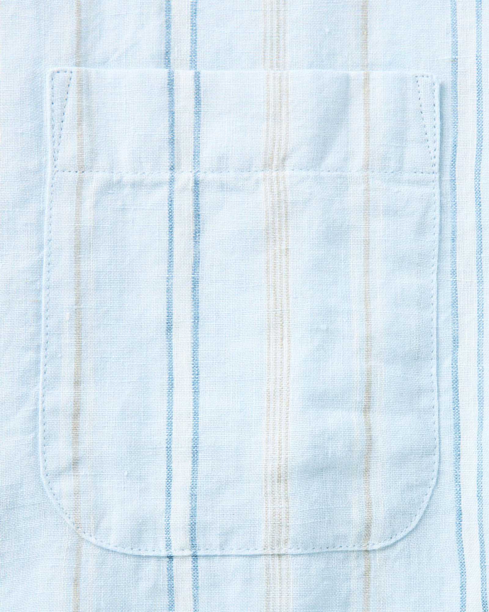 The Jack in Blue Sky Stripe Linen | Modern Menswear by yycbvcnbmmnbm