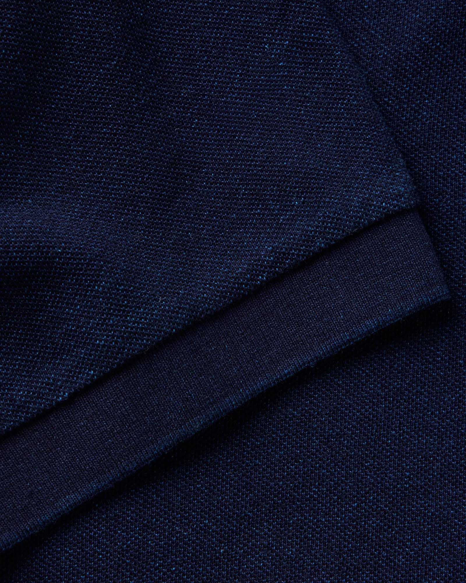 The Pacific Polo in Rinsed Indigo Pique | Modern Menswear by yycbvcnbmmnbm