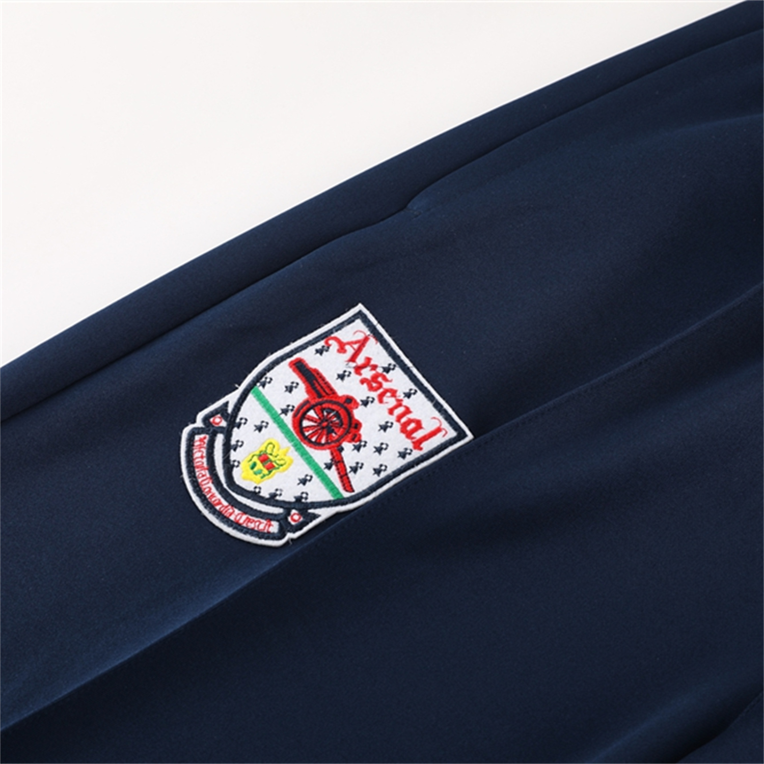 AlphaJersey-Arsenal 25-26 Jacket Training Tracksuit - Red Blue Throwback Jackets & Blue Pants