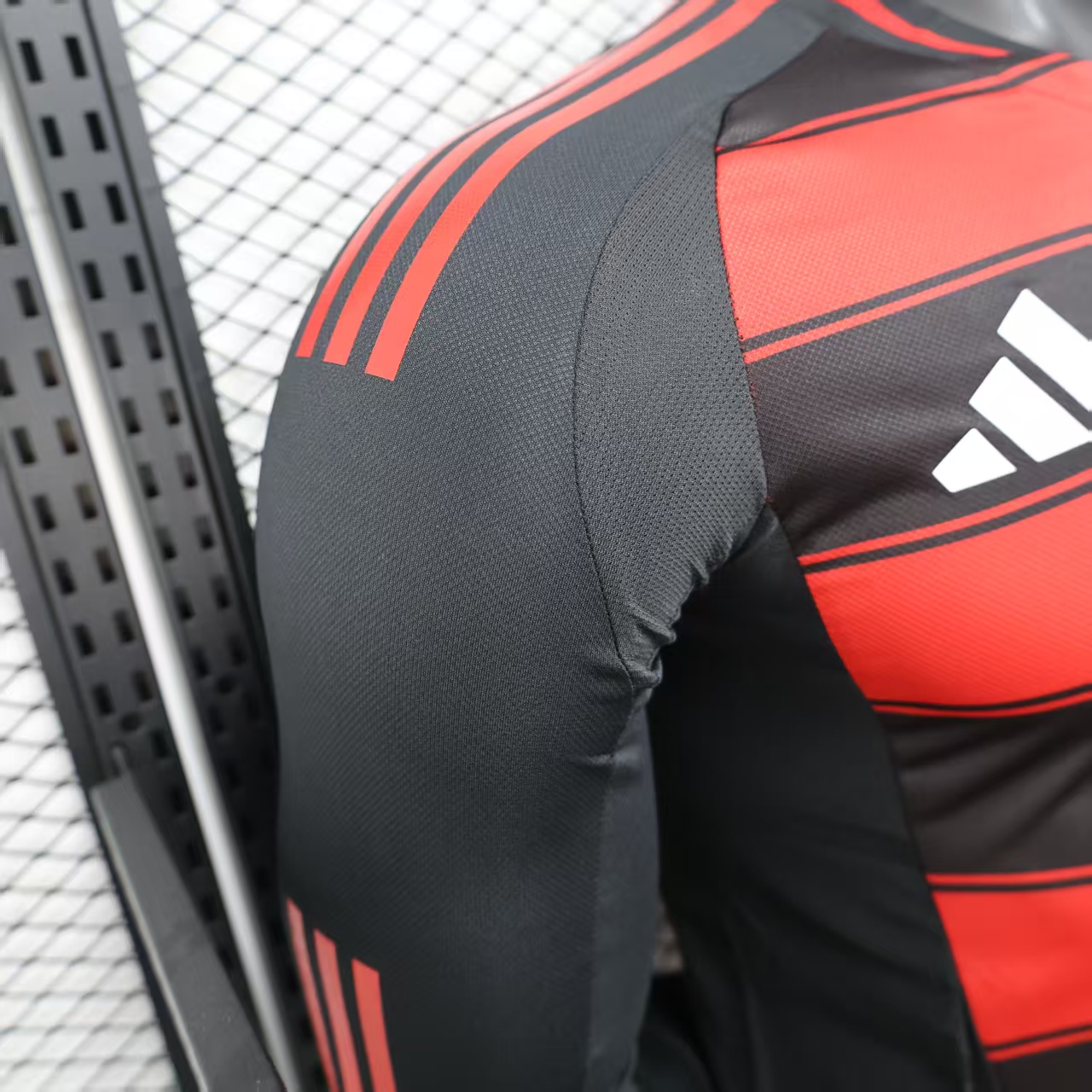 AlphaJersey-Flamengo 25-26 Home Long Sleeves Unsponsored Jersey - Player Version