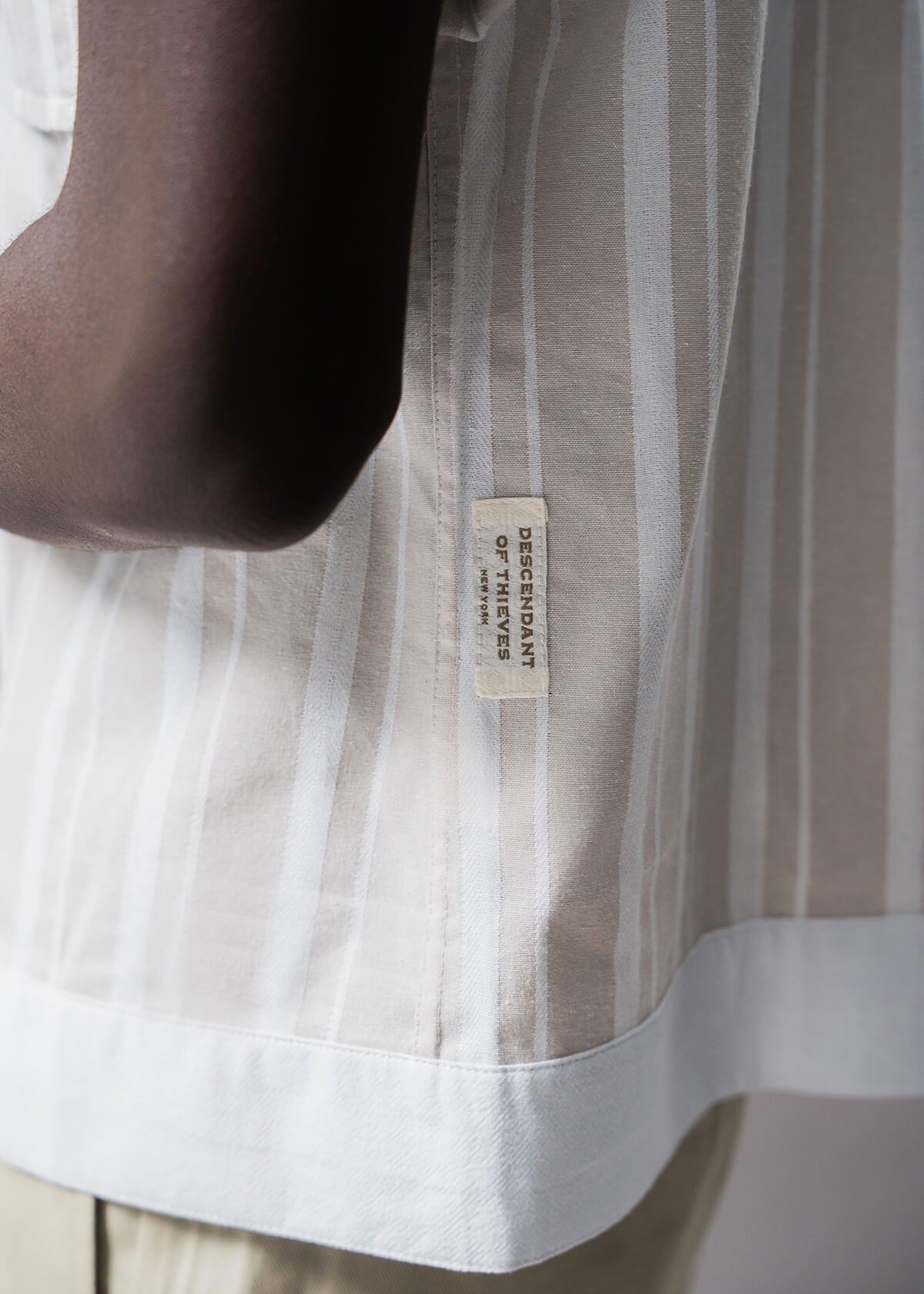 Chevron Stripe Cream | Modern Menswear by yycbvcnbmmnbm