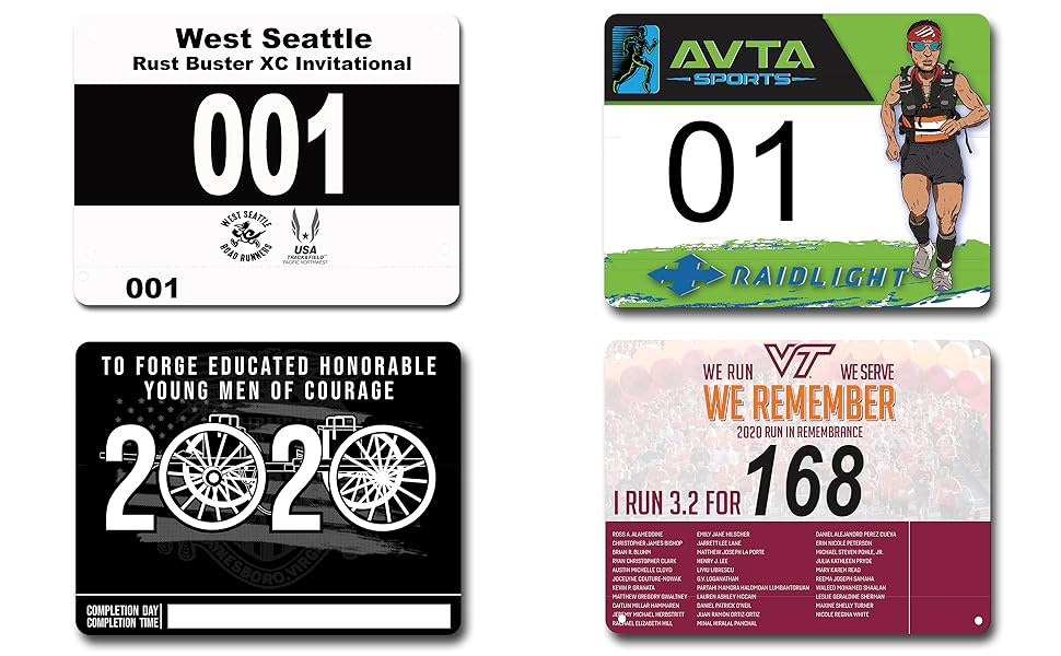 Running numbers