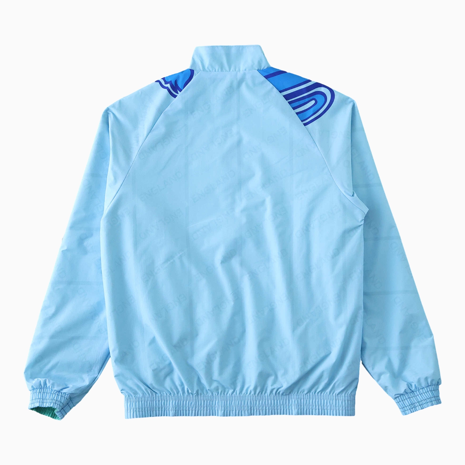 AlphaJersey-Retro England 1992 Third Double Sided Reversible Windbreaker - Blue & Green