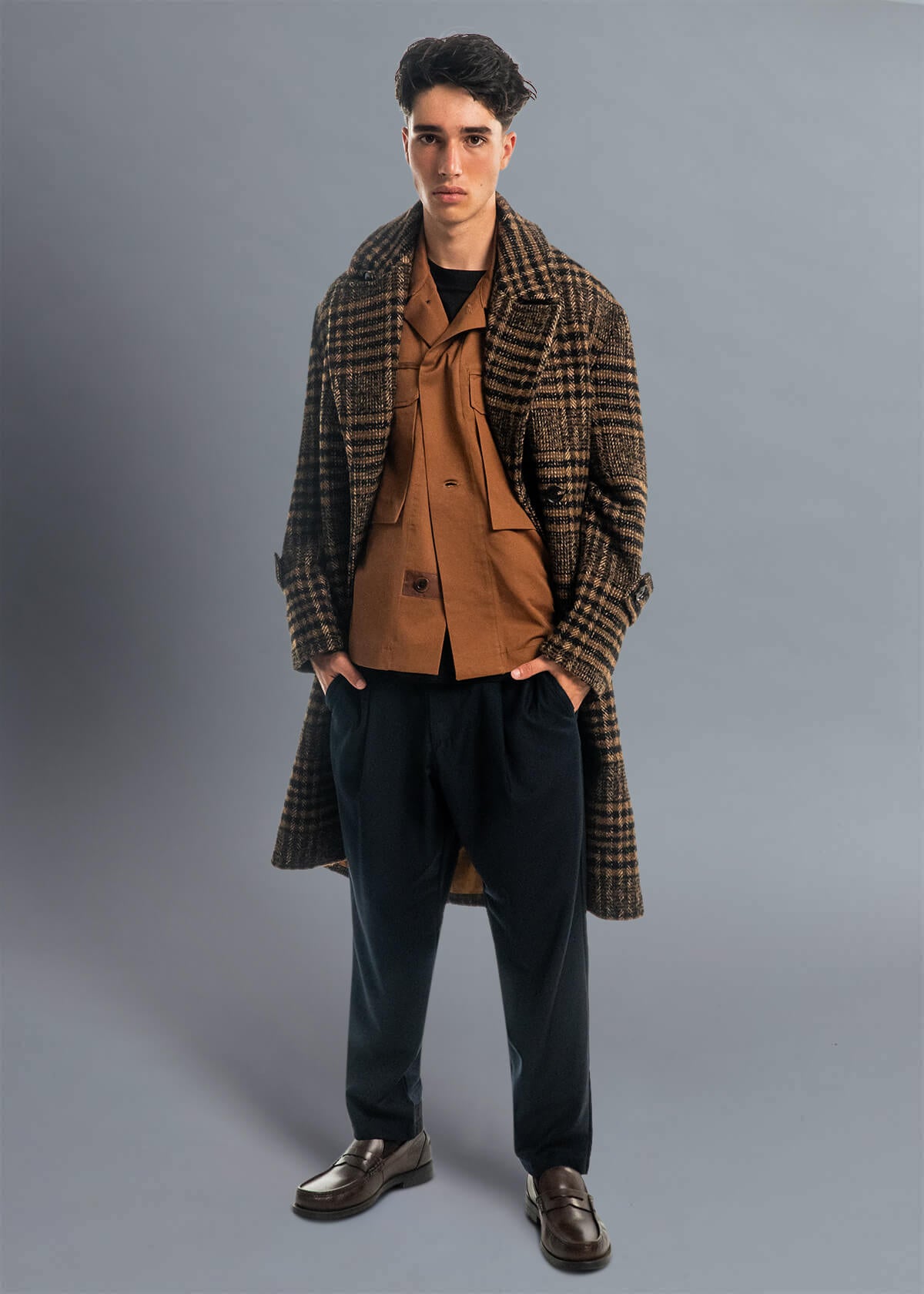 Khaki Gold Twill Cavalier | Modern Menswear by yycbvcnbmmnbm