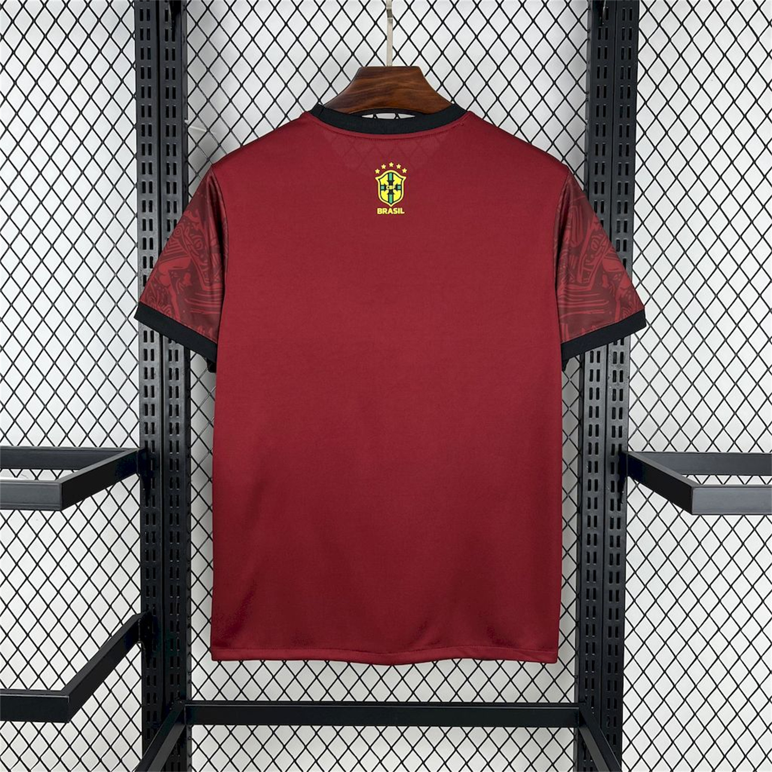AlphaJersey-Brazil 25-26 Jordan Maroon Deep Red Special Edition Jersey - Fans Version