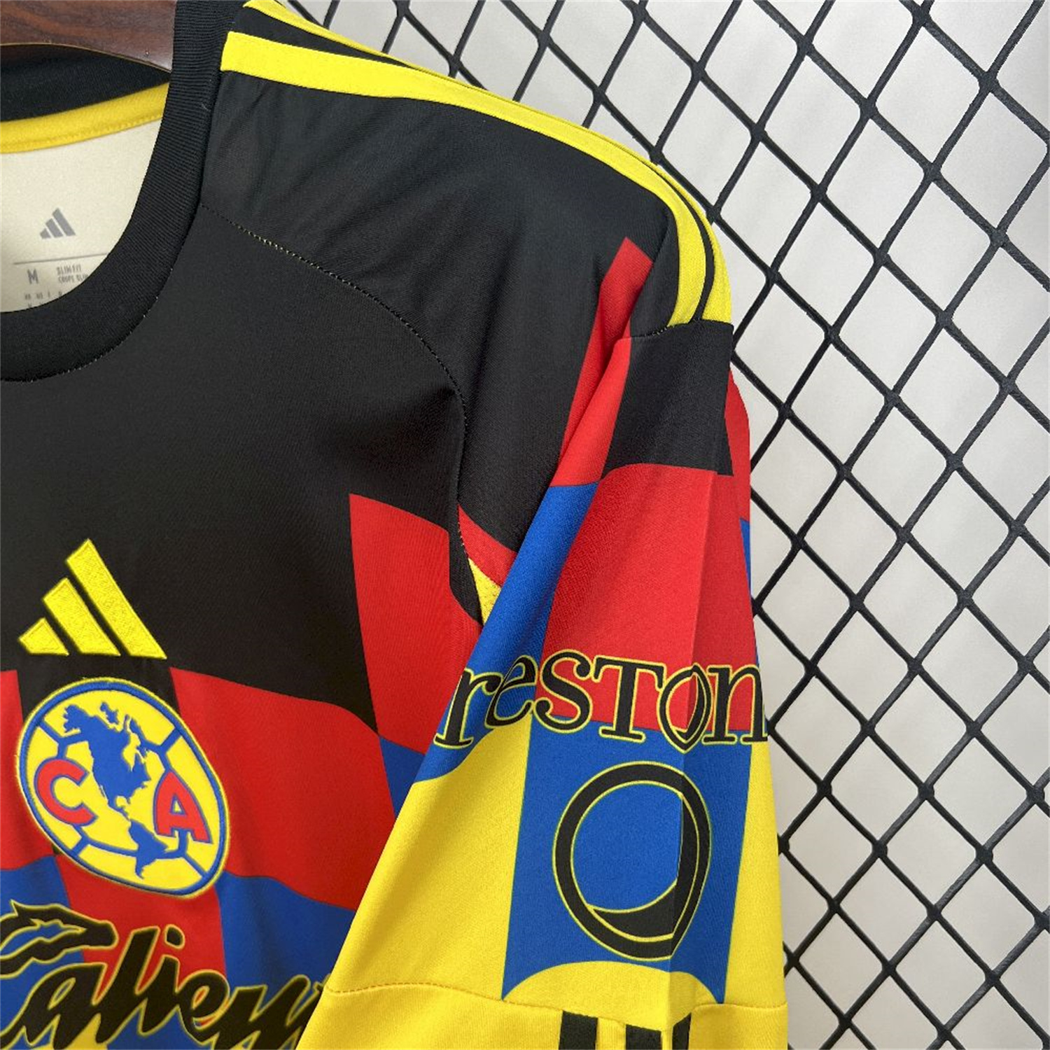 AlphaJersey-Club América 25-26 Home Yellow Long Sleeves Jersey - Fans Version