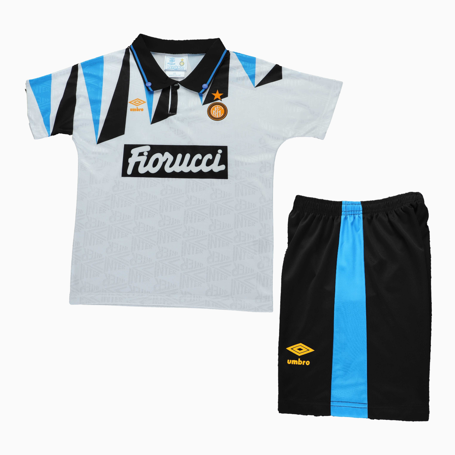 AlphaJersey-Retro Inter Milan 1992-93 Away Kids Kit
