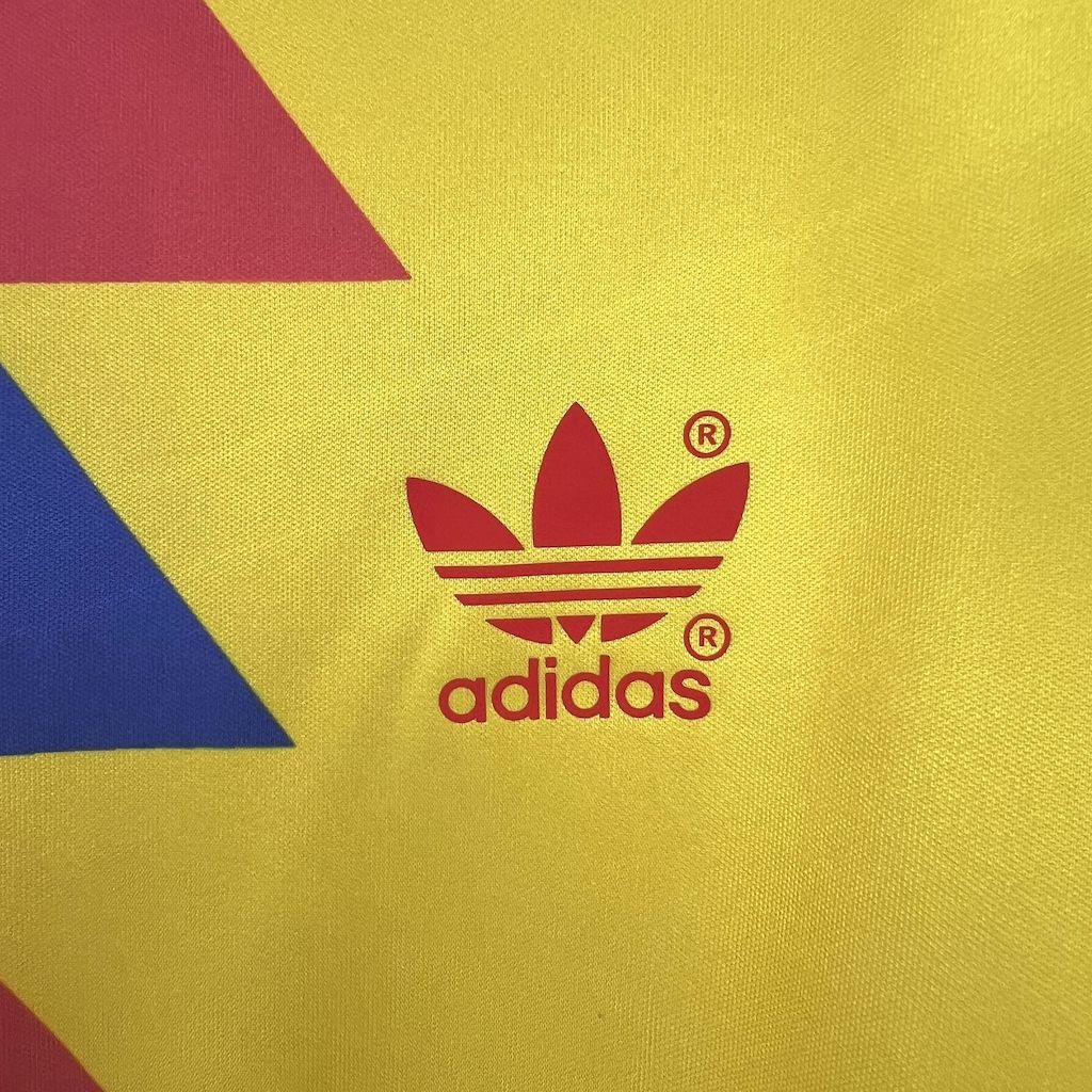AlphaJersey-Retro Colombia 1990 Home Stadium Jersey