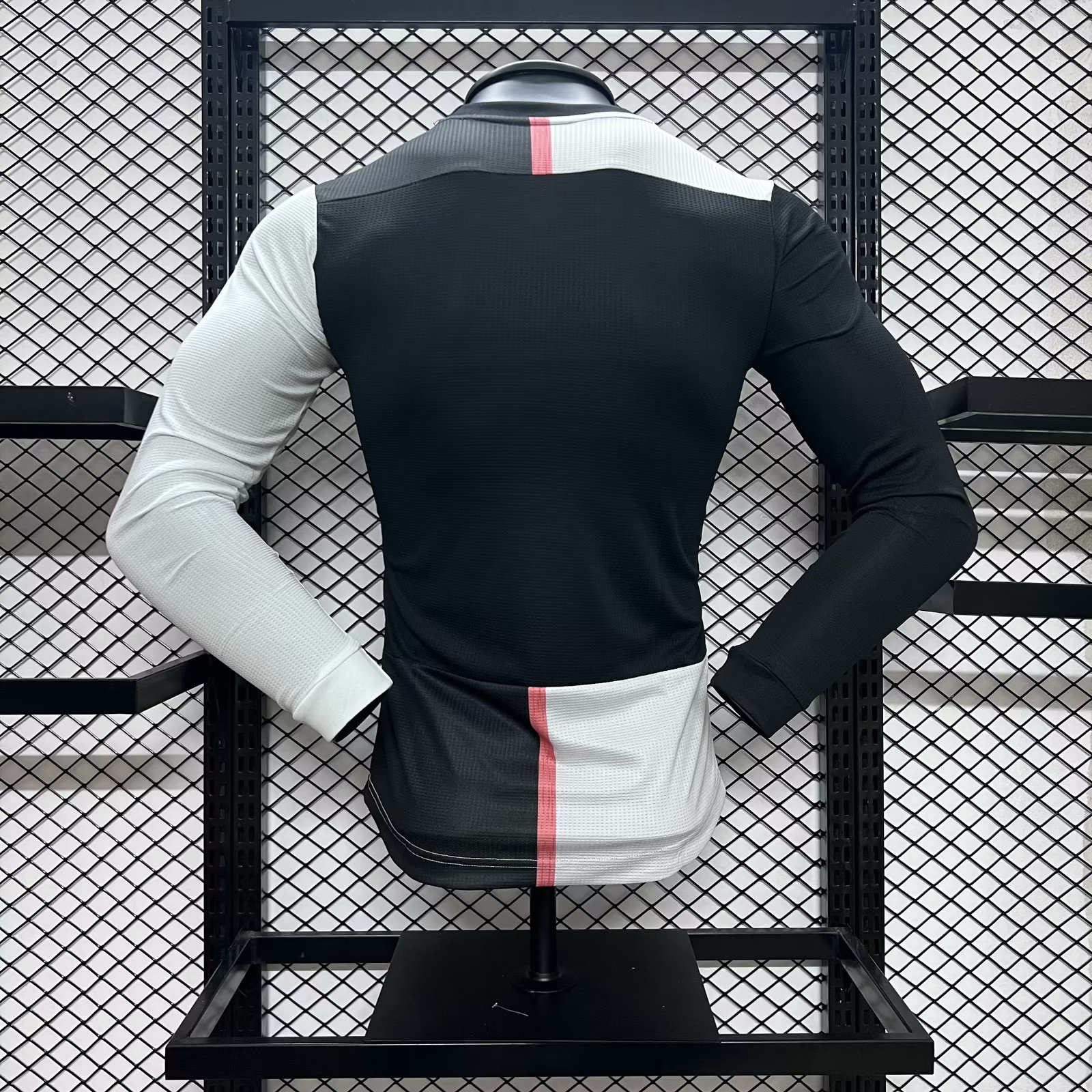 AlphaJersey-Retro Juventus 2019-20 Home Stadium Long Sleeve Jersey - Player Version