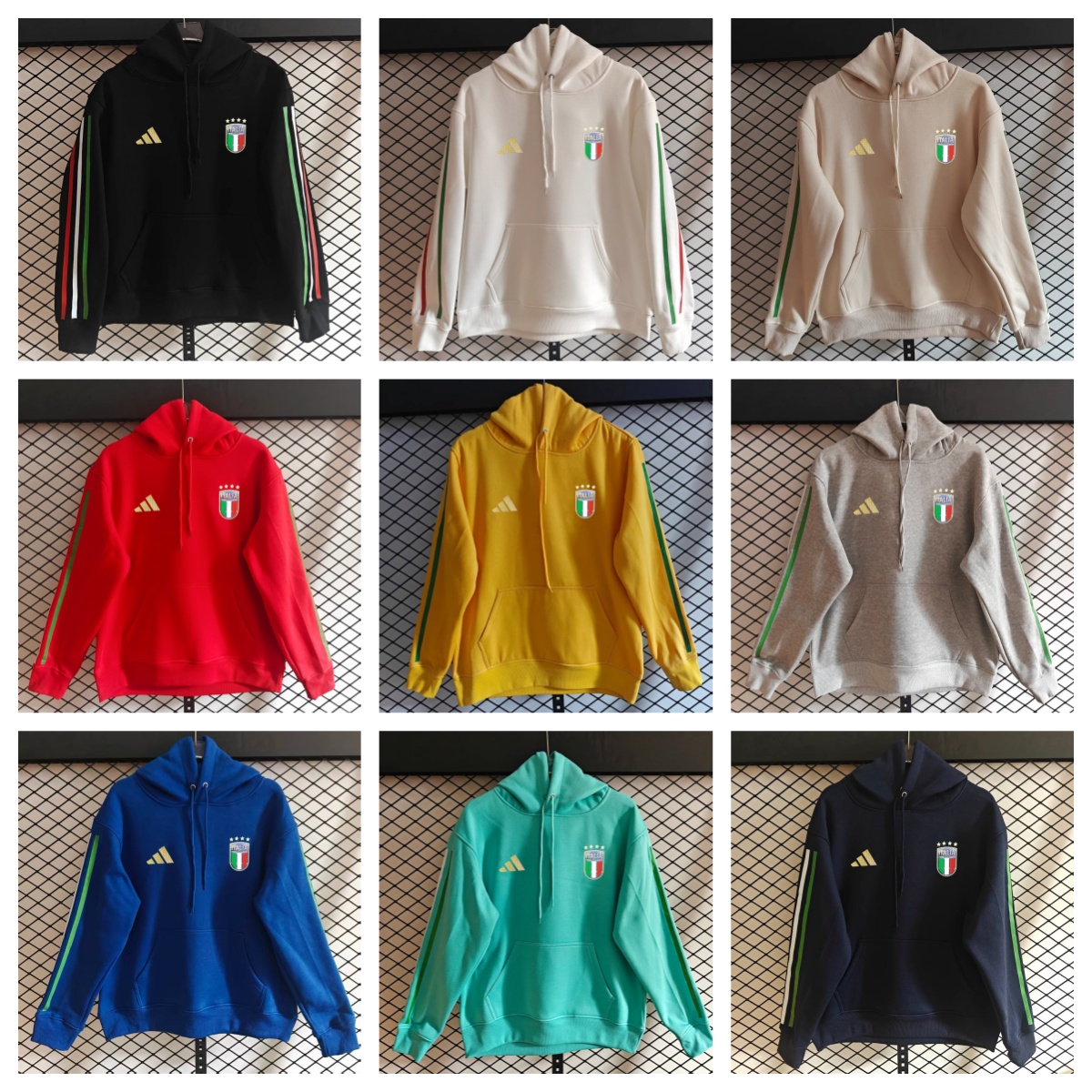 AlphaJersey-Italy 2026 Home Unisex Pullover Hoodie