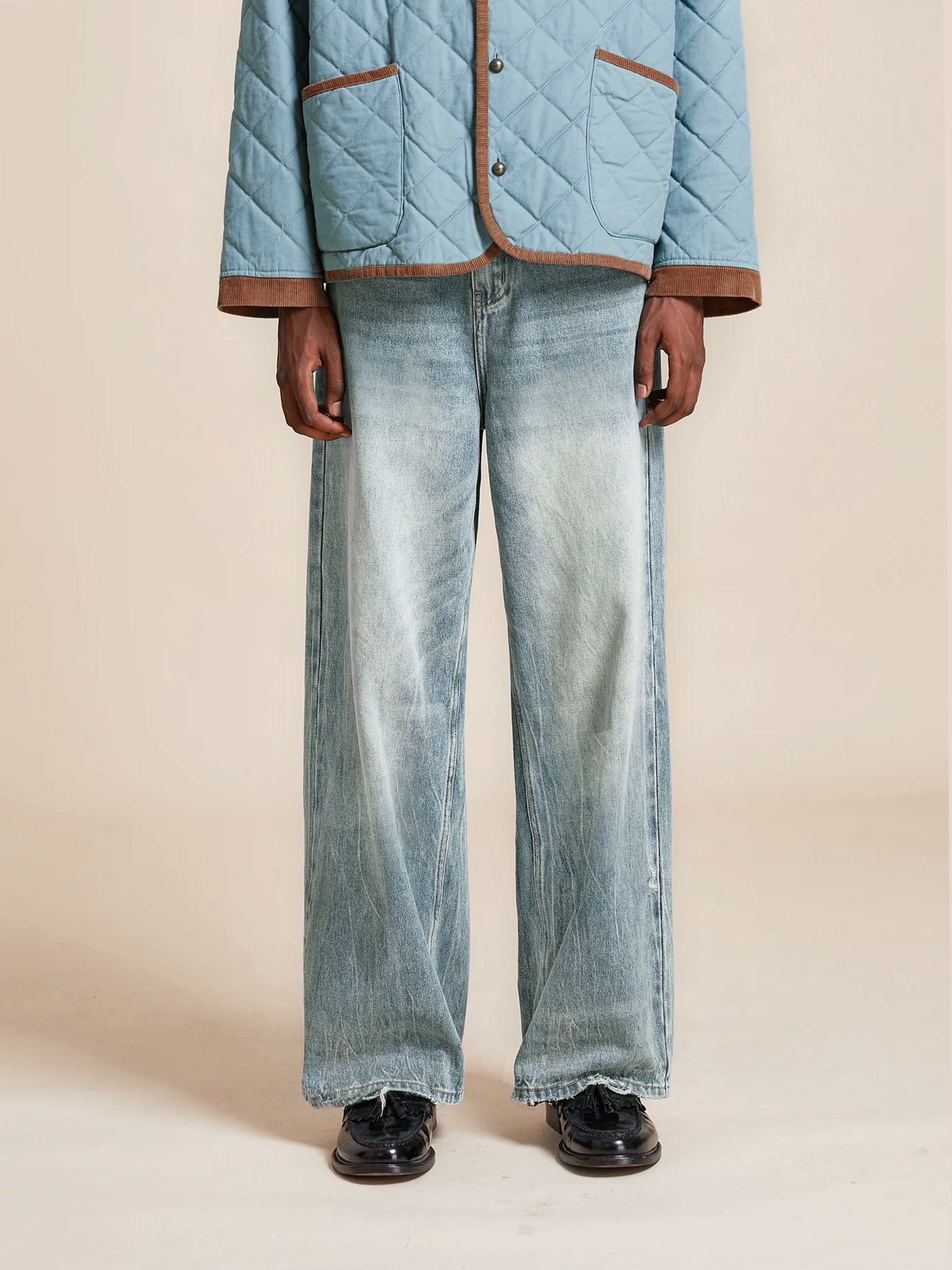 Lacy Baggy Jeans | Modern Menswear by yycbvcnbmmnbm