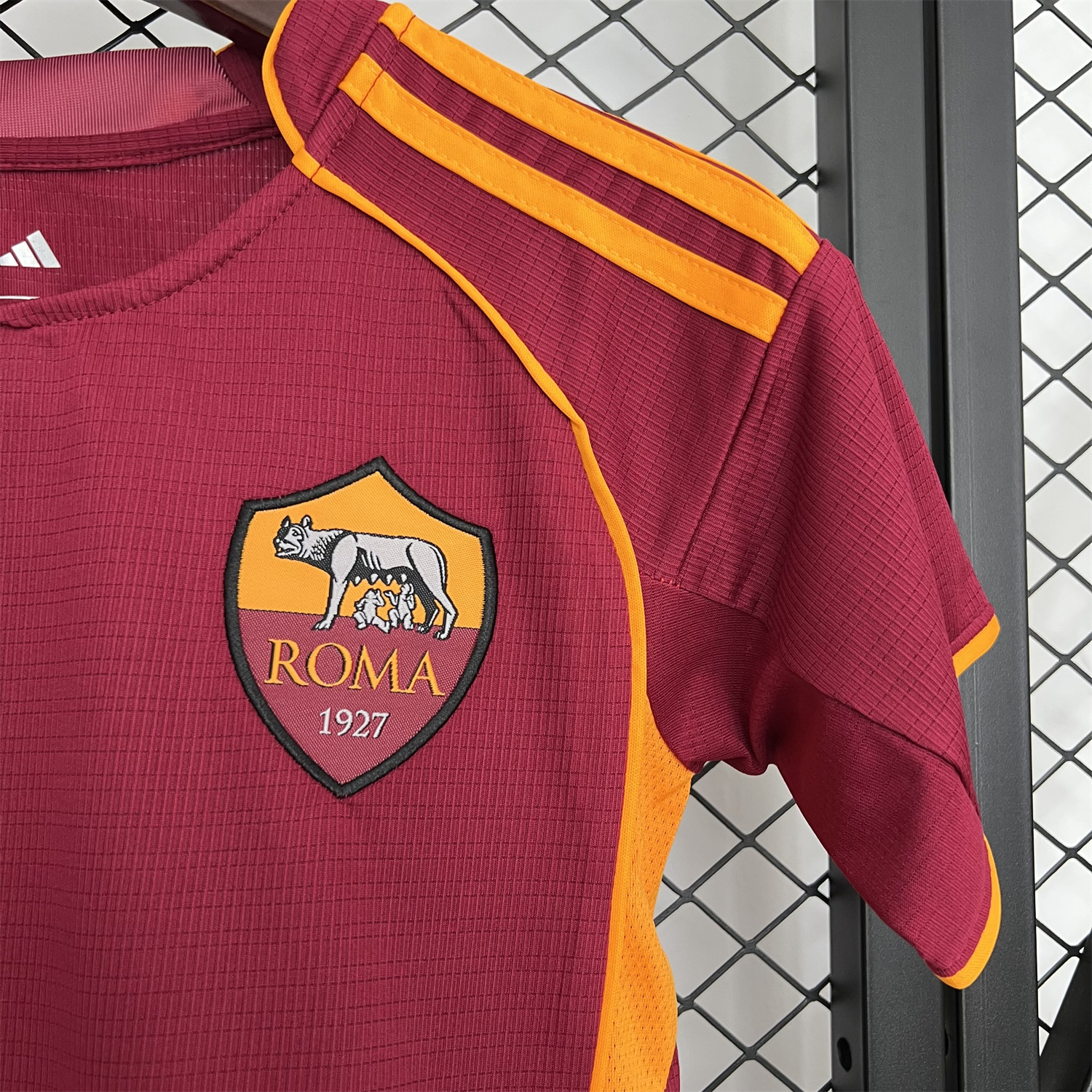 AlphaJersey-AS Roma 25-26 Home Unsponsored Kids Kit