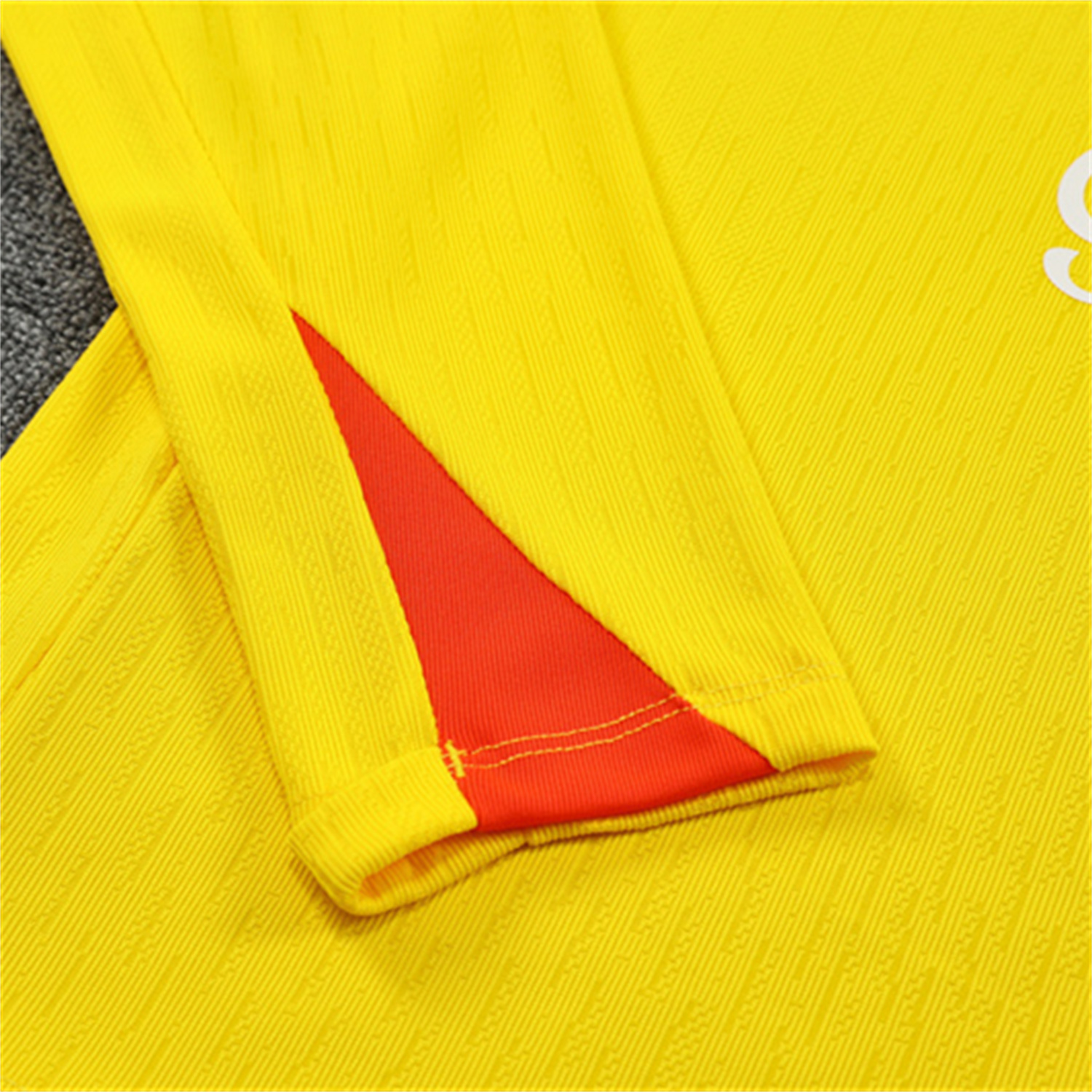 AlphaJersey-Brazil 25-26 Long Sleeve Training Set - Player Version - Yellow Top and Black Pants