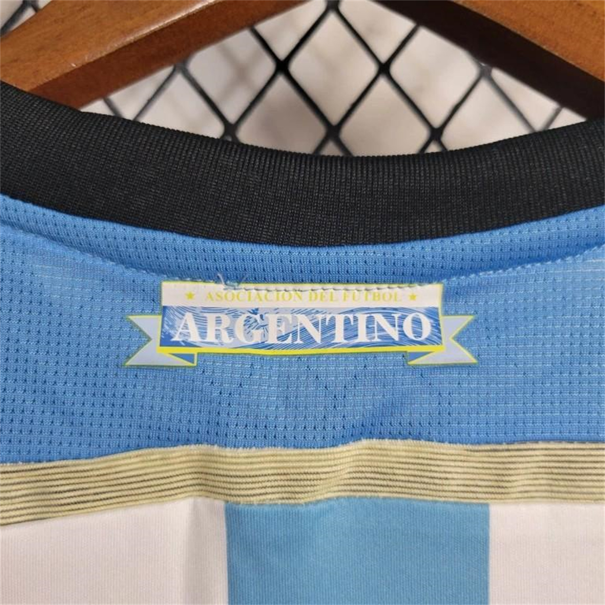 AlphaJersey-Retro Argentina 2014 Home Stadium Jersey