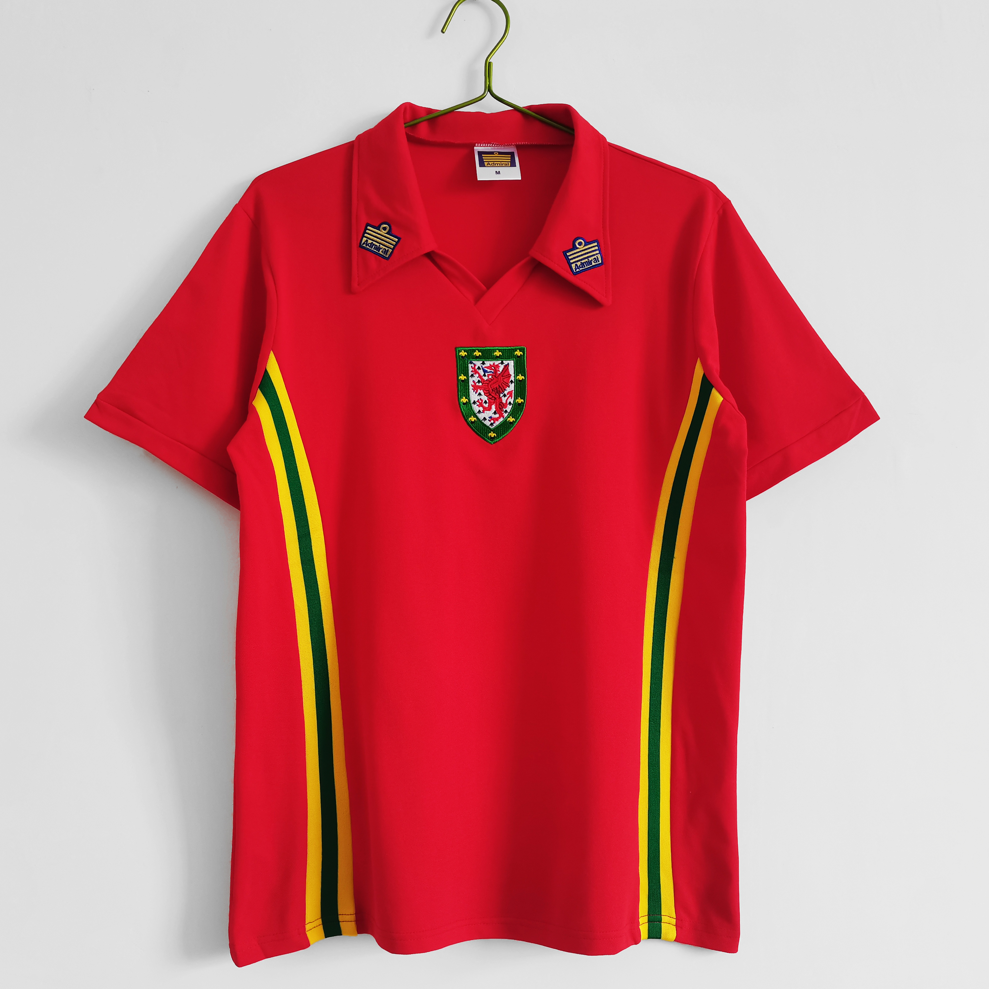 AlphaJersey-Retro Wales 1976 Home Stadium Jersey