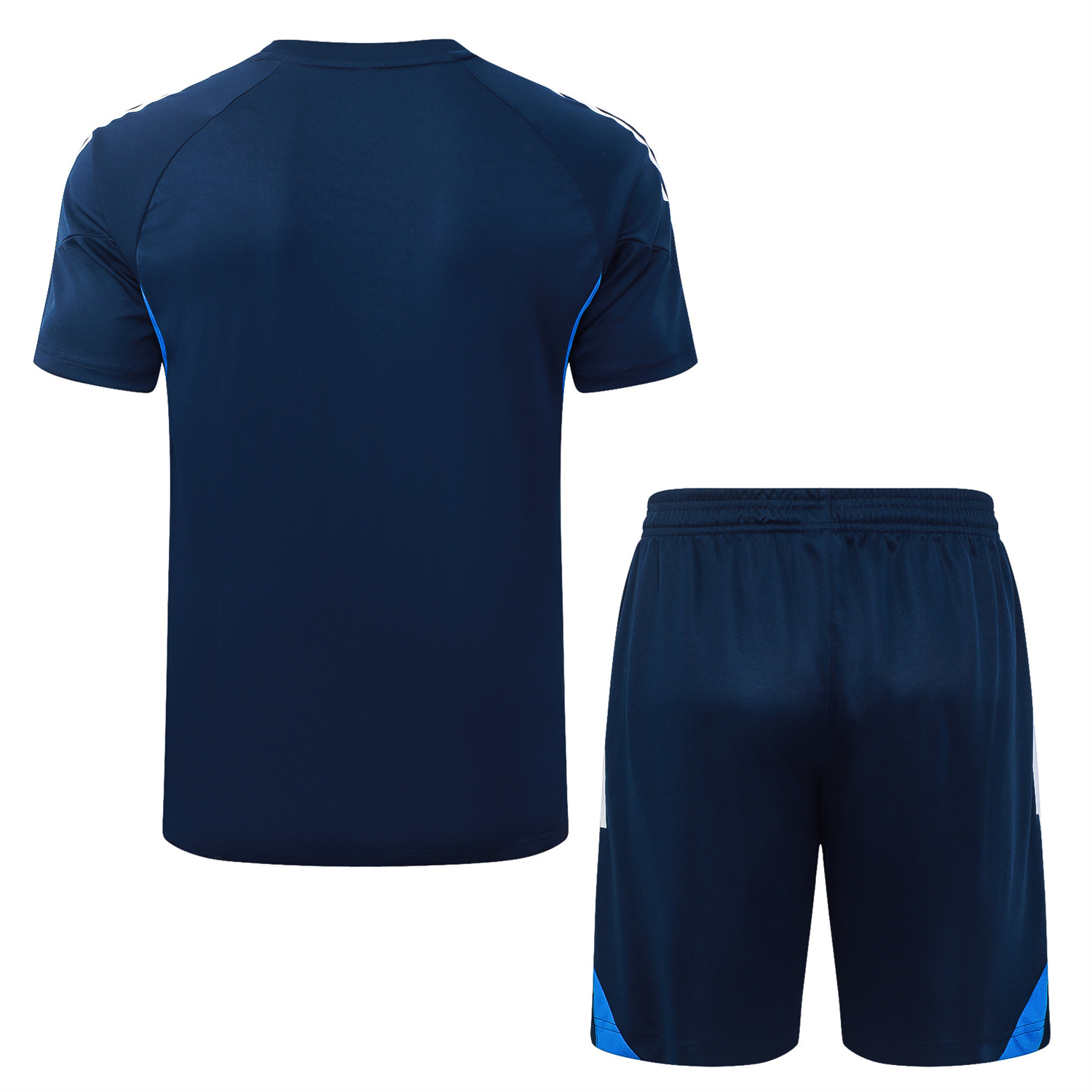AlphaJersey-Real Madrid 25-26 Short-Sleeve Training Set - Royal Blue Vest & Shorts