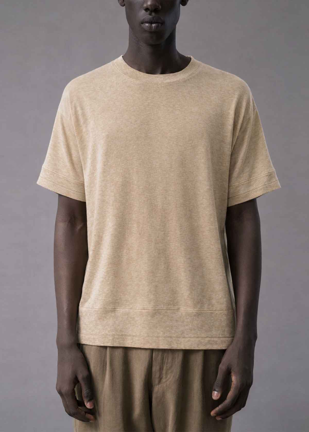 Lux Wool Blend Heather Dune | Modern Menswear by yycbvcnbmmnbm