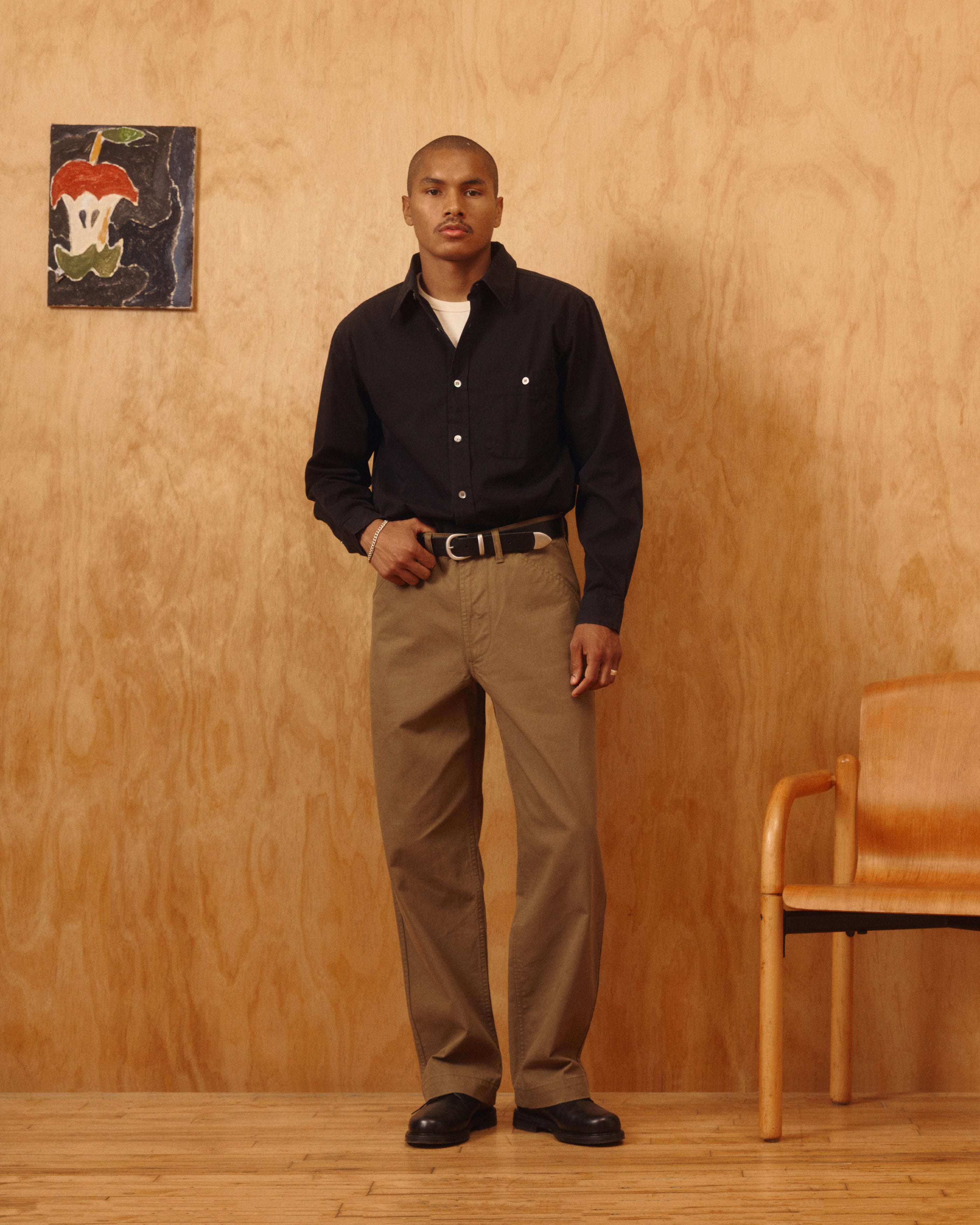 Jones Twill Cotton Shirt | Modern Menswear by yycbvcnbmmnbm