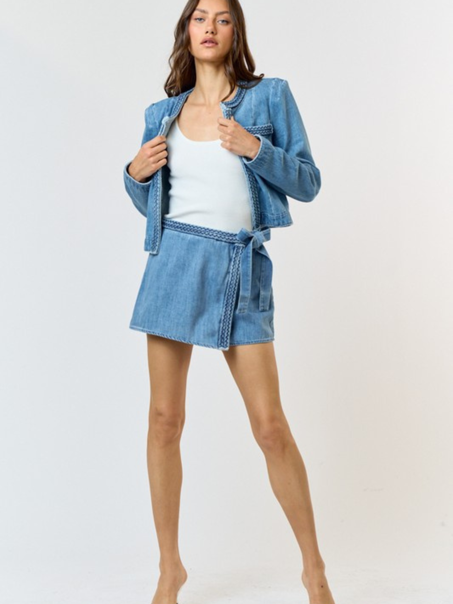 Braided Knot Skort | Elegant Women's Fashion by coolavocek