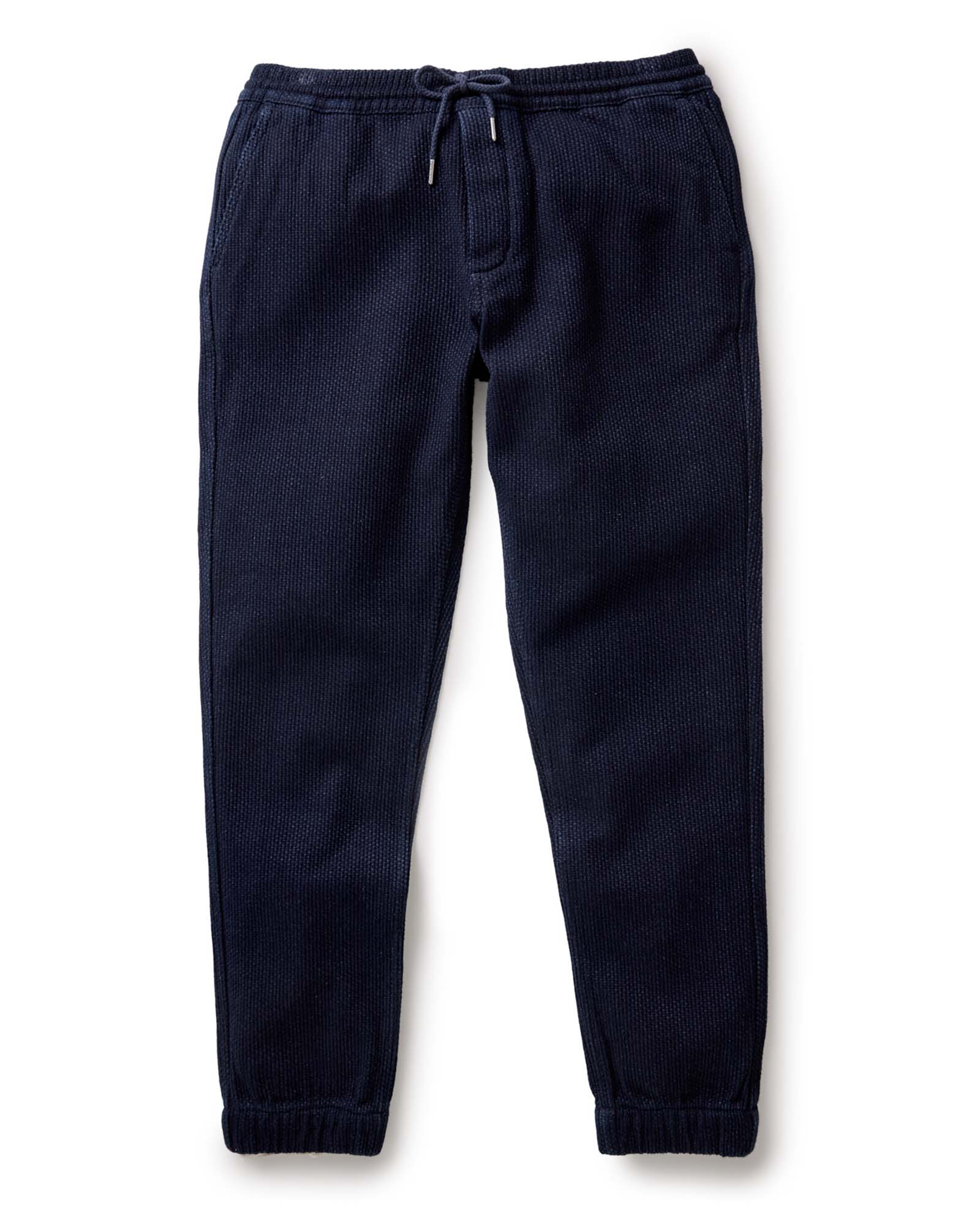 The Apres Pant in Rinsed Indigo Sashiko | Modern Menswear by yycbvcnbmmnbm