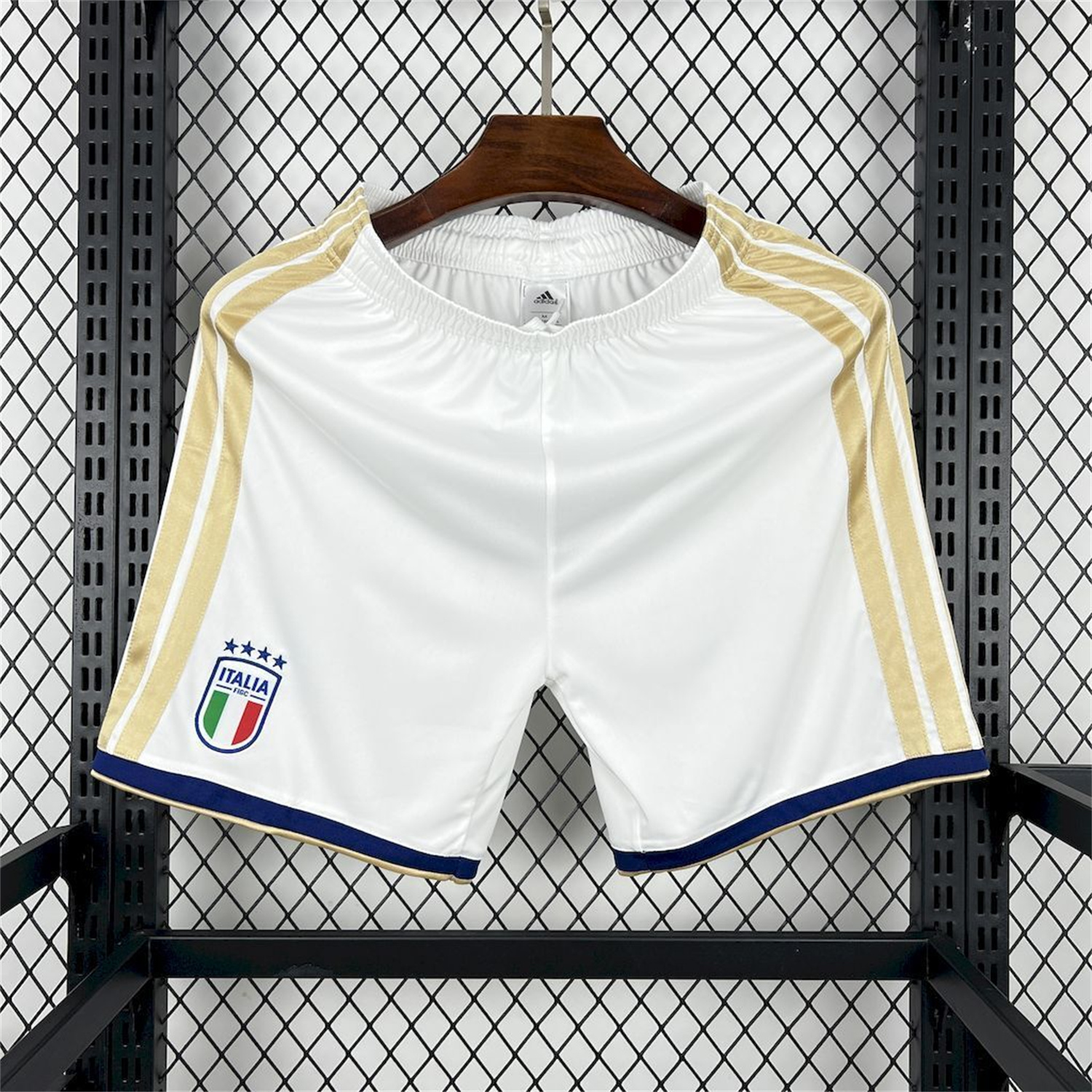 AlphaJersey-Italy 2026 Home White Shorts - Fans Version