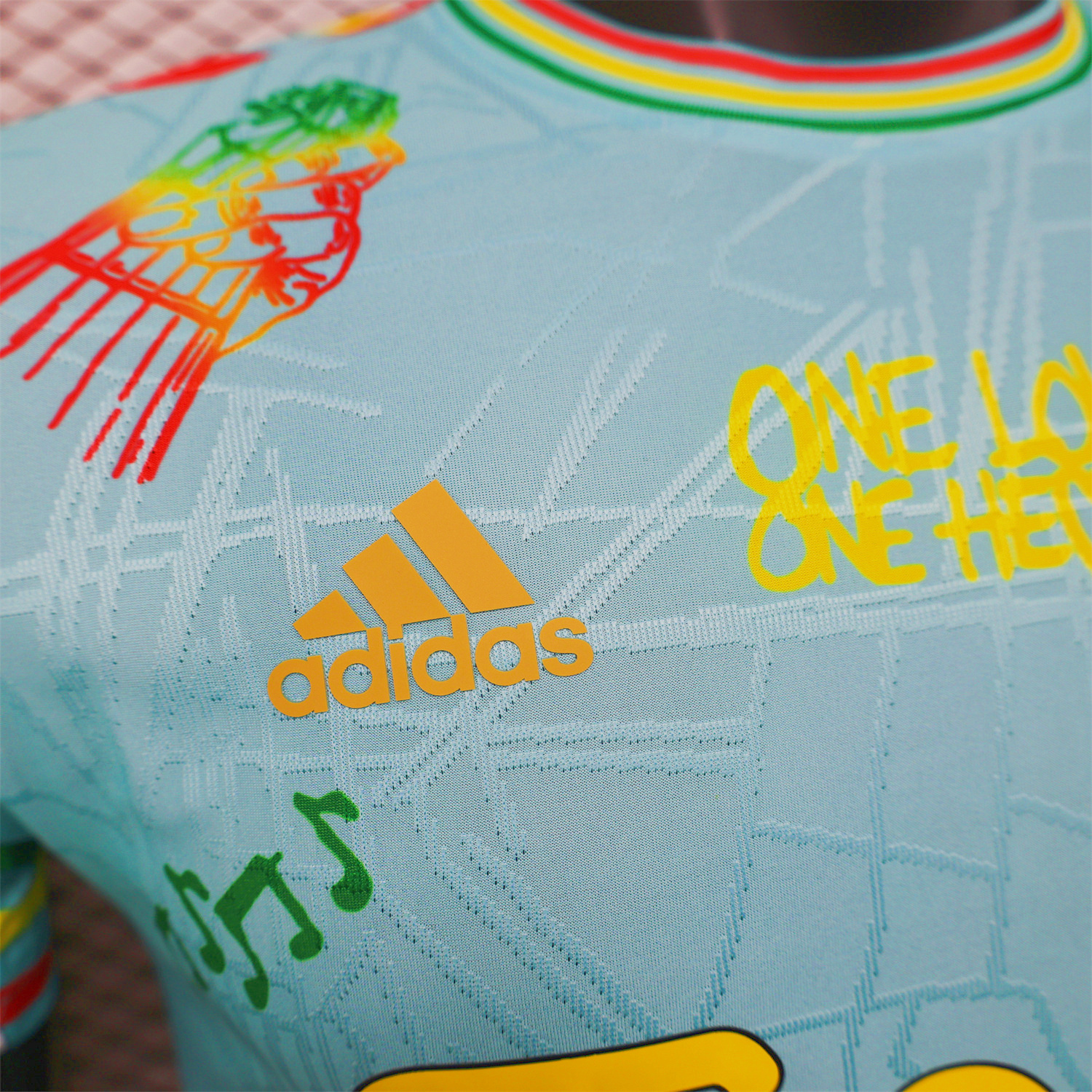 AlphaJersey-Ajax x B-O-B Marly 25-26 Light Blue Special Edition Jersey - Player Version