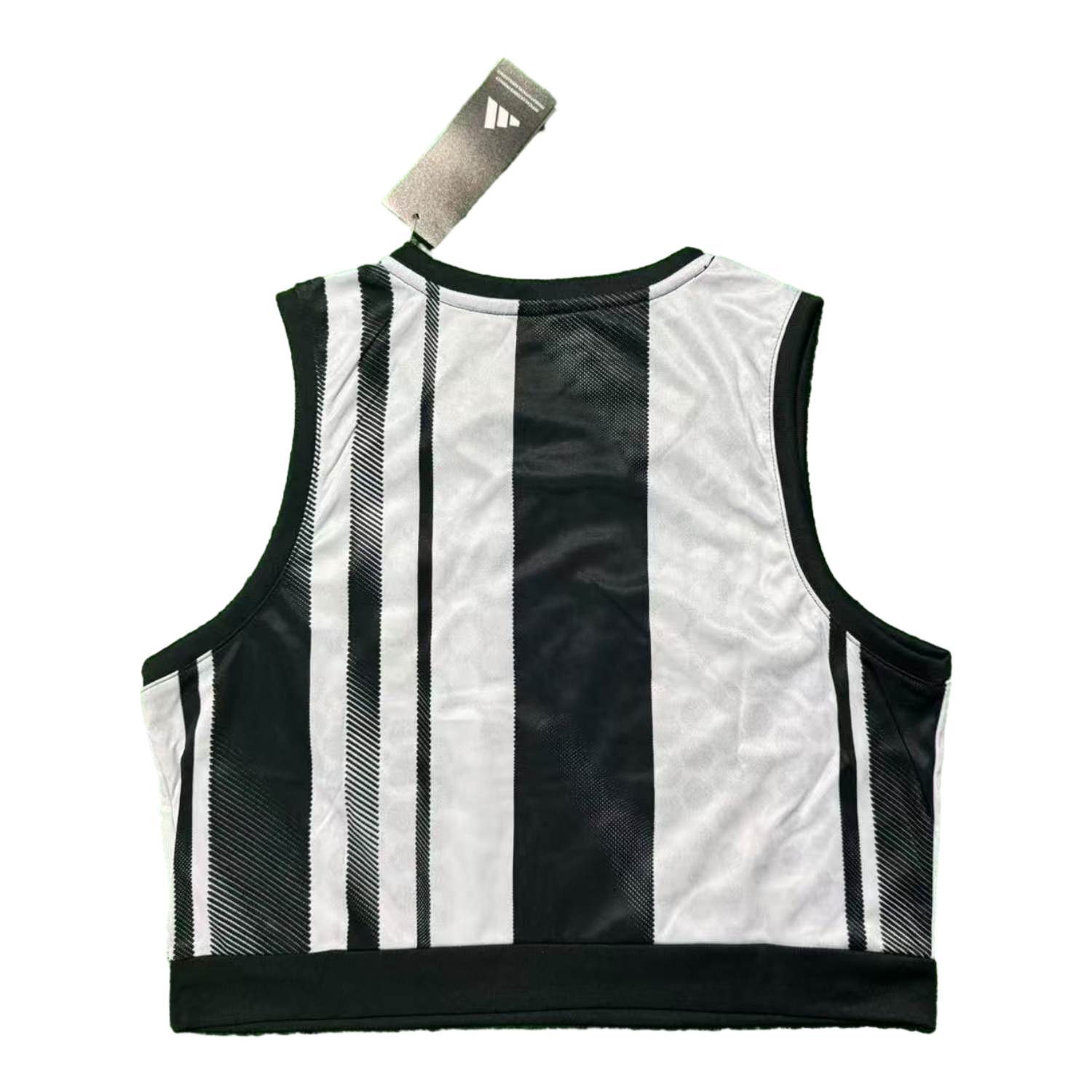 AlphaJersey-Women's Juventus 25-26 Home Black And White Yoga Vest