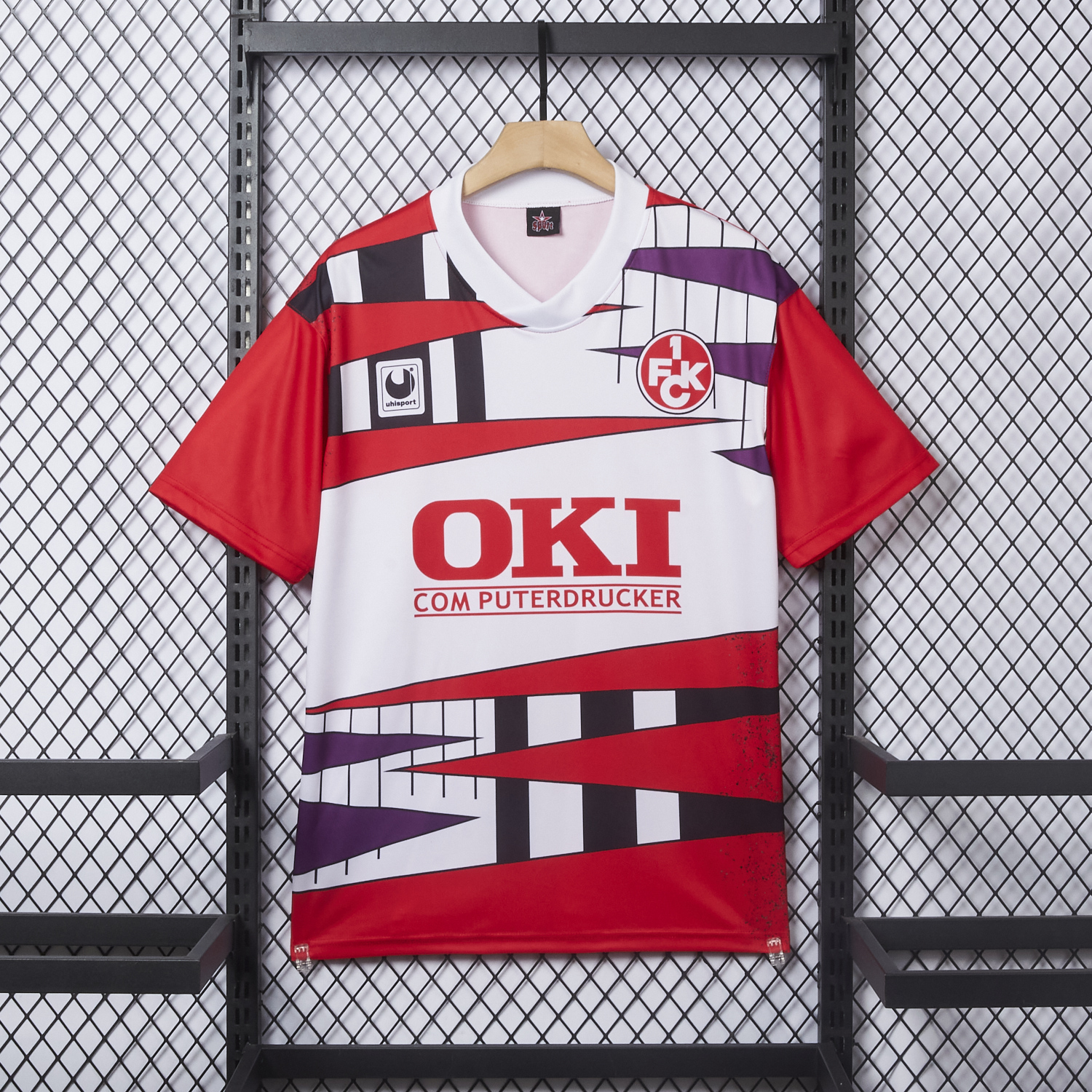 AlphaJersey-Retro Kaiserslautern 1991-92 Home Jersey - Fans Version