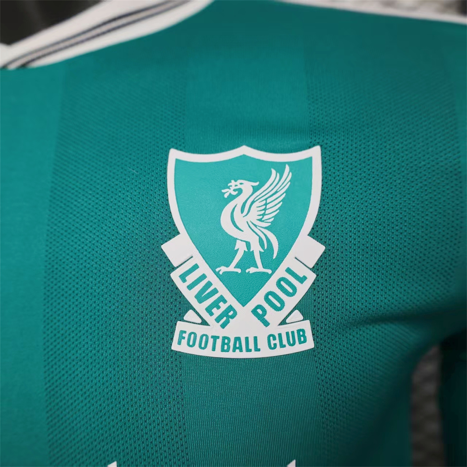 AlphaJersey-Liver.pool 25-26 Third Green Long Sleeves Jersey - Player Version